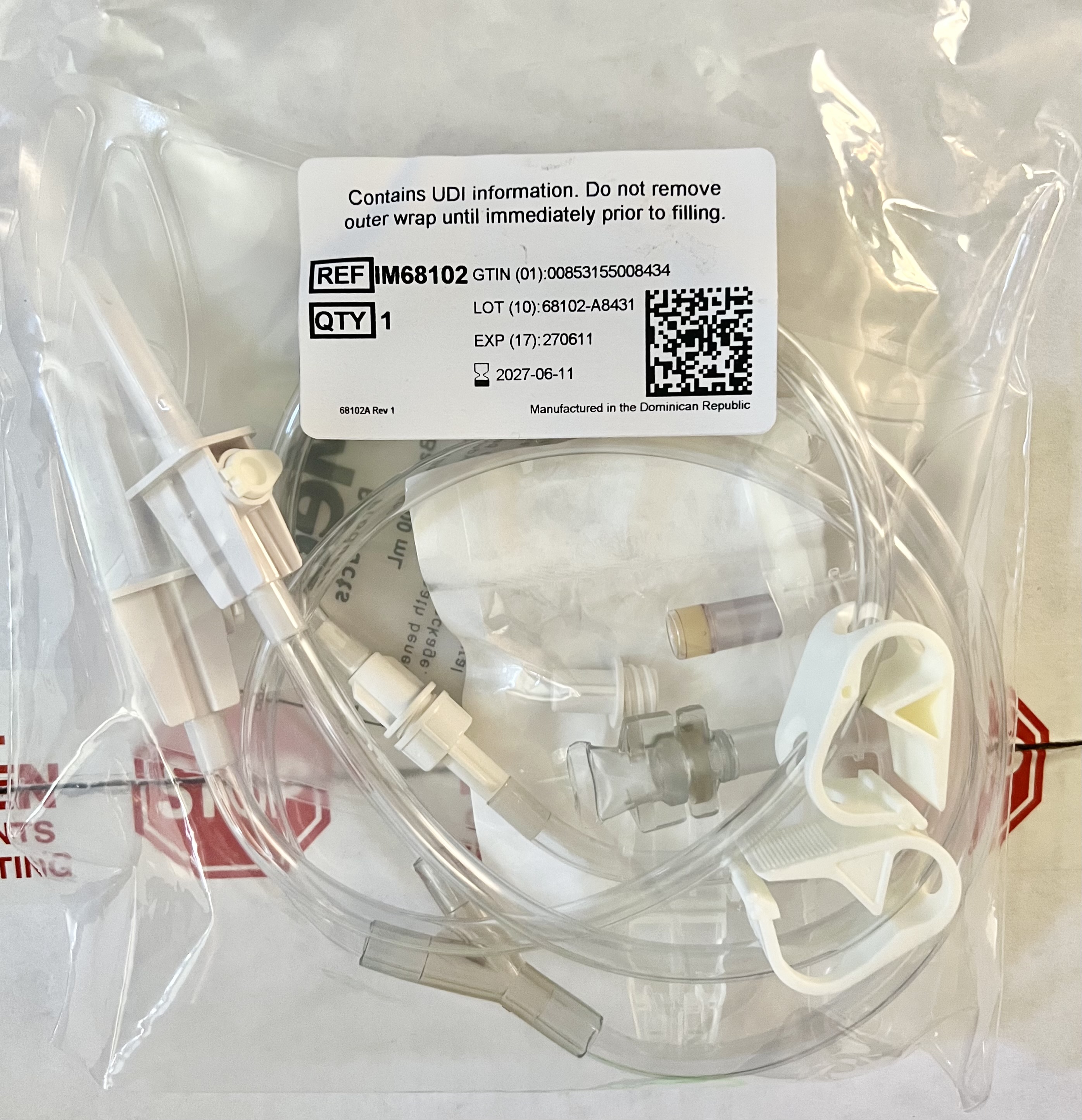 Empty EVA IV Bag - 500 mL