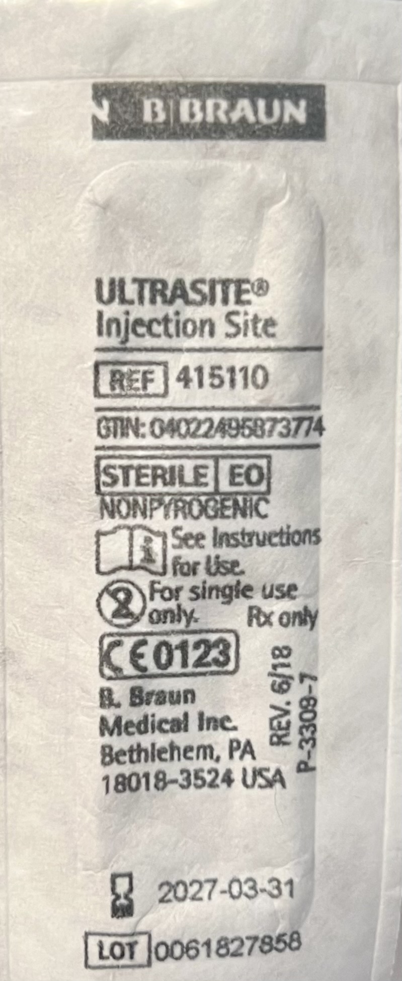 ULTRASITE® Injection Site