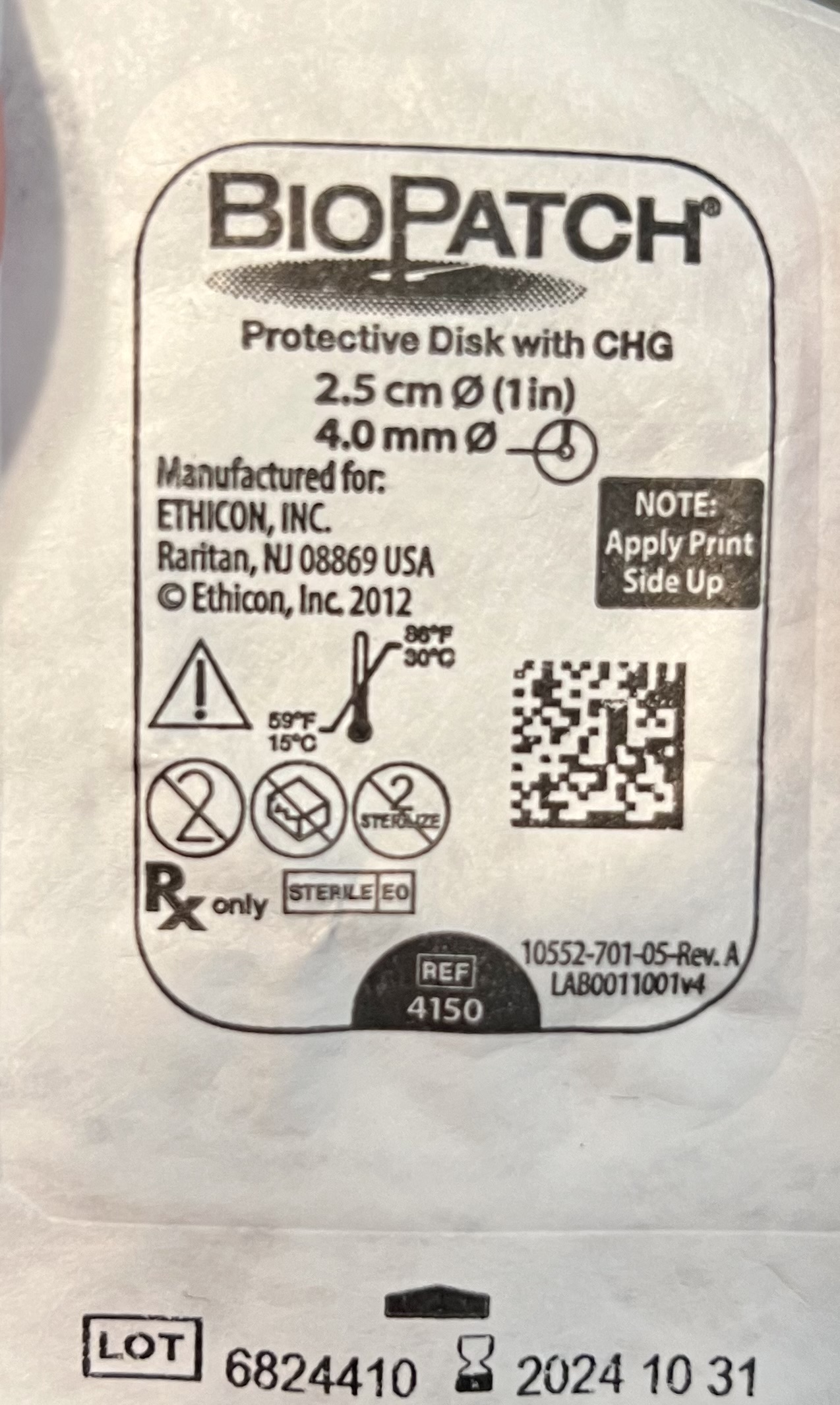 BioPatch Protective Disk with CHG