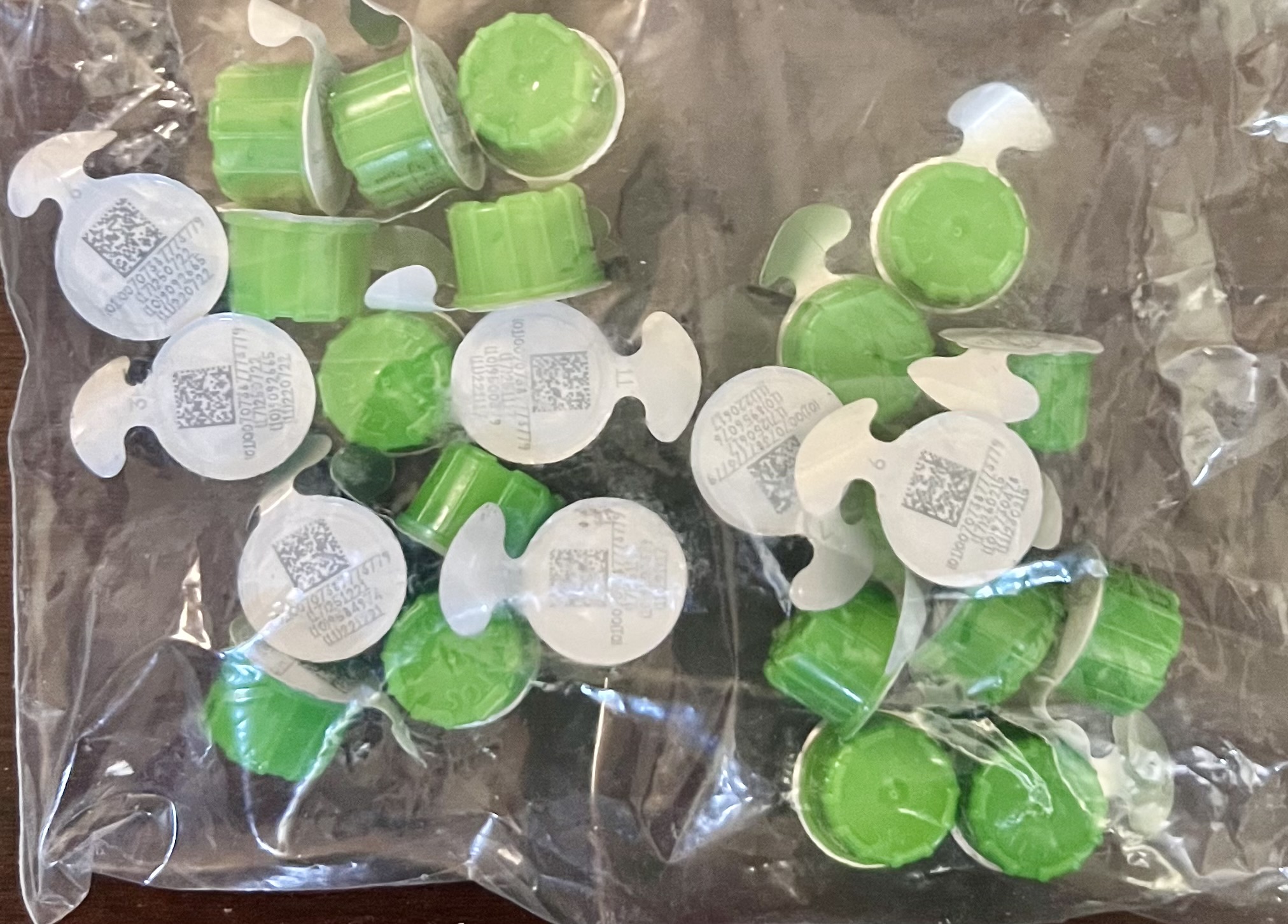Curos Green Disinfecting Cap for Needleless Connectors