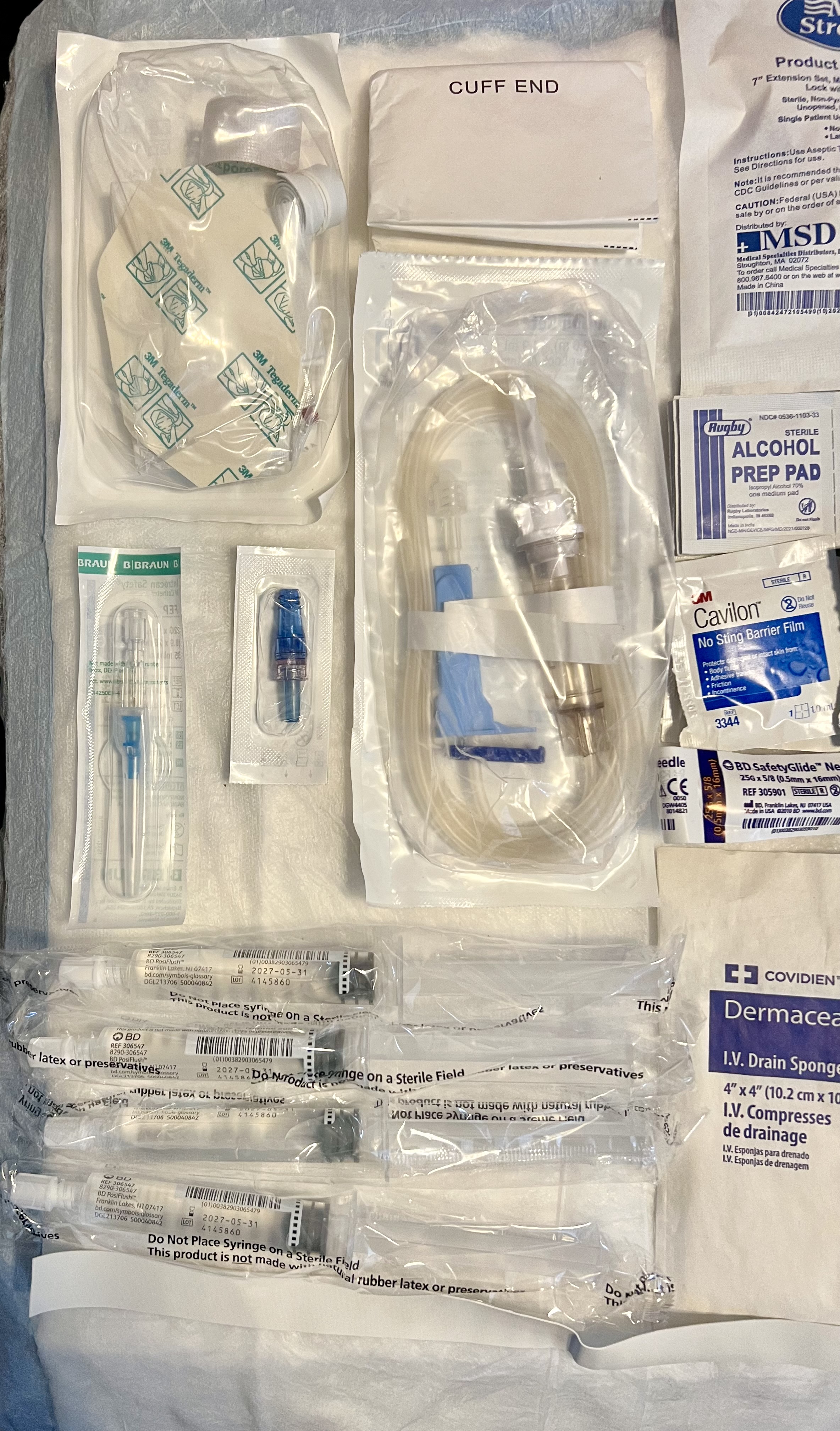 Basic IV Medical Supplies Kit ad-ons