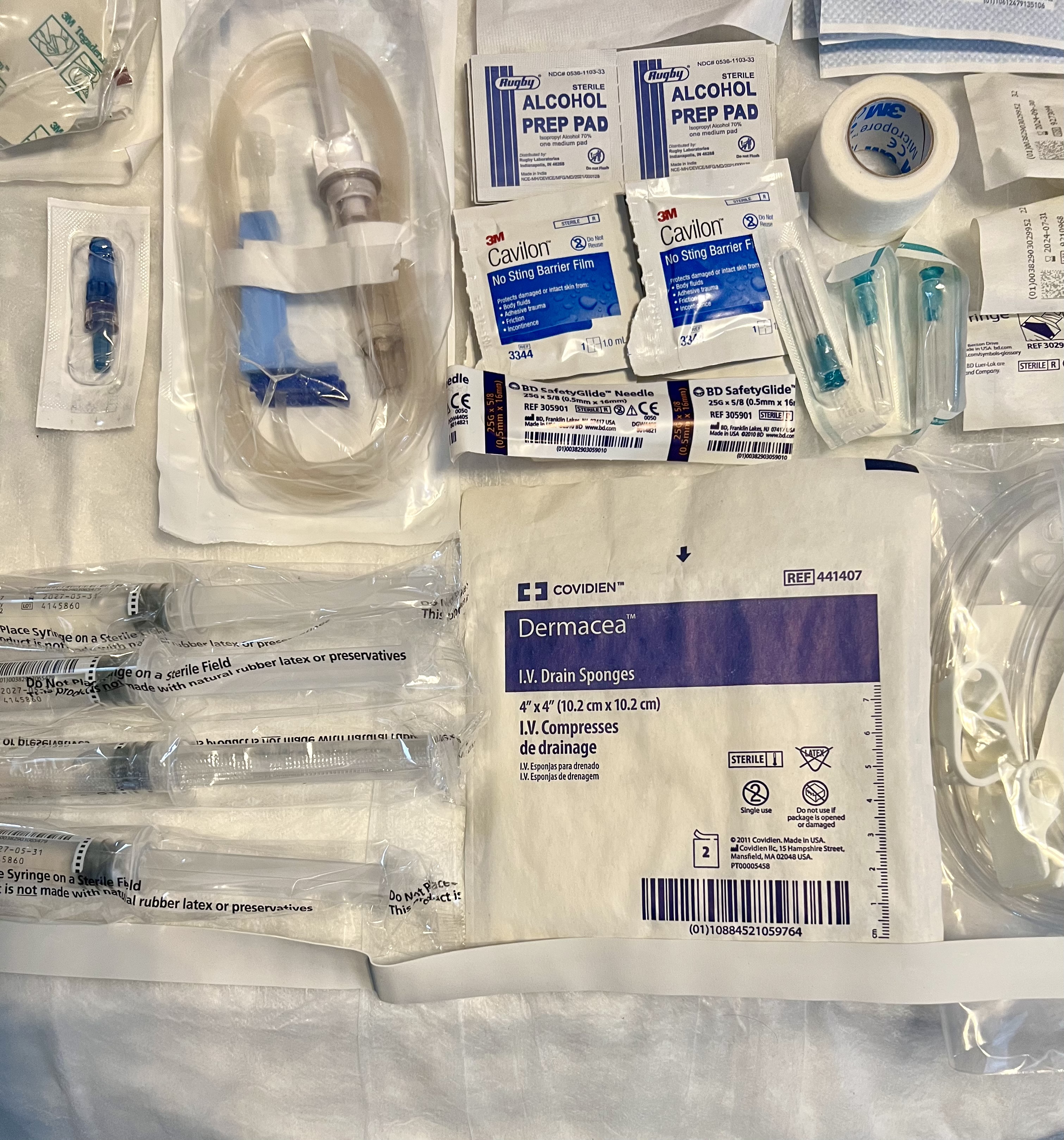 Basic IV Medical Supplies Kit ad-ons