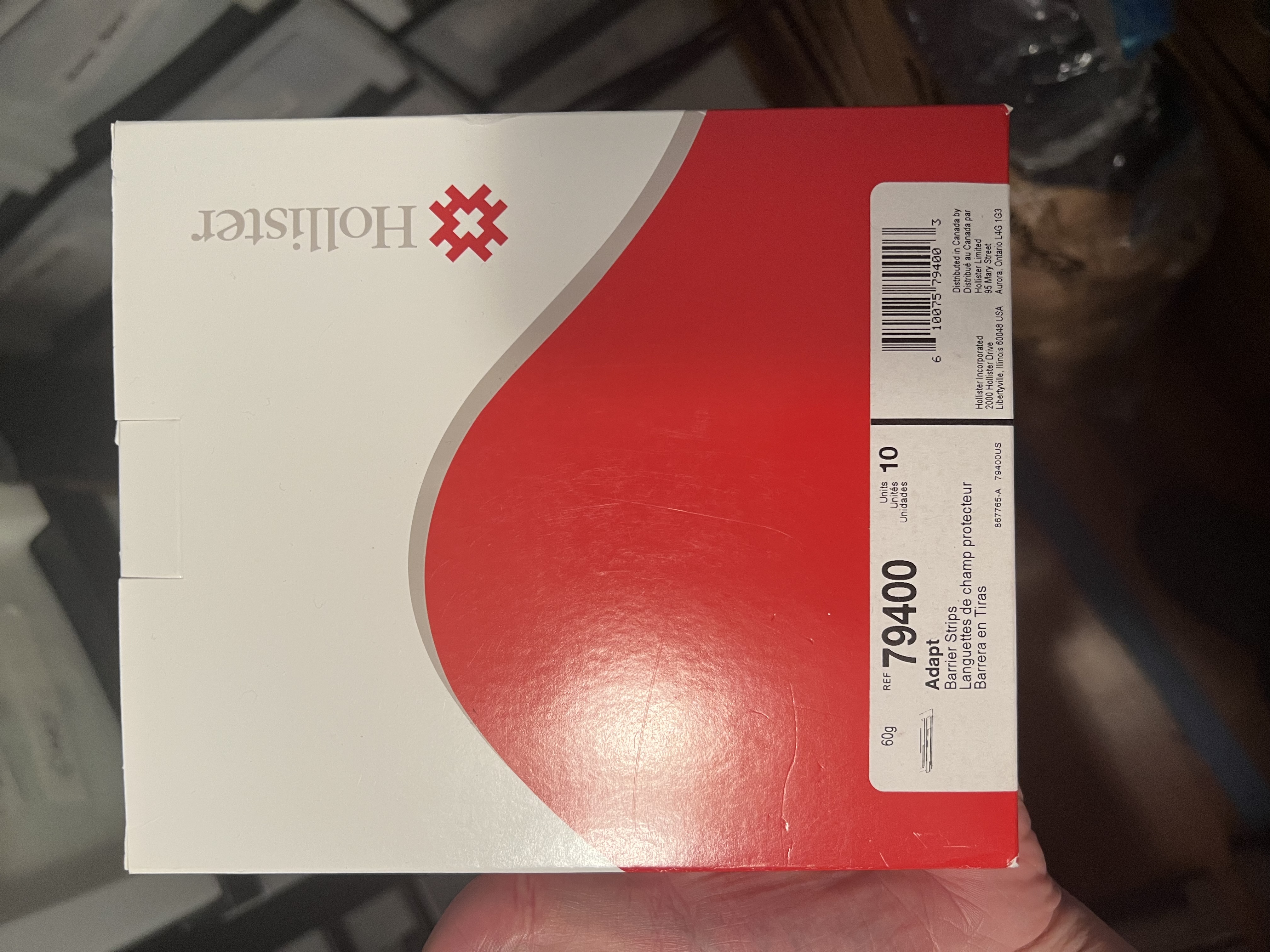 Hollister Ostomy Pouch 79400 box of 10 units 