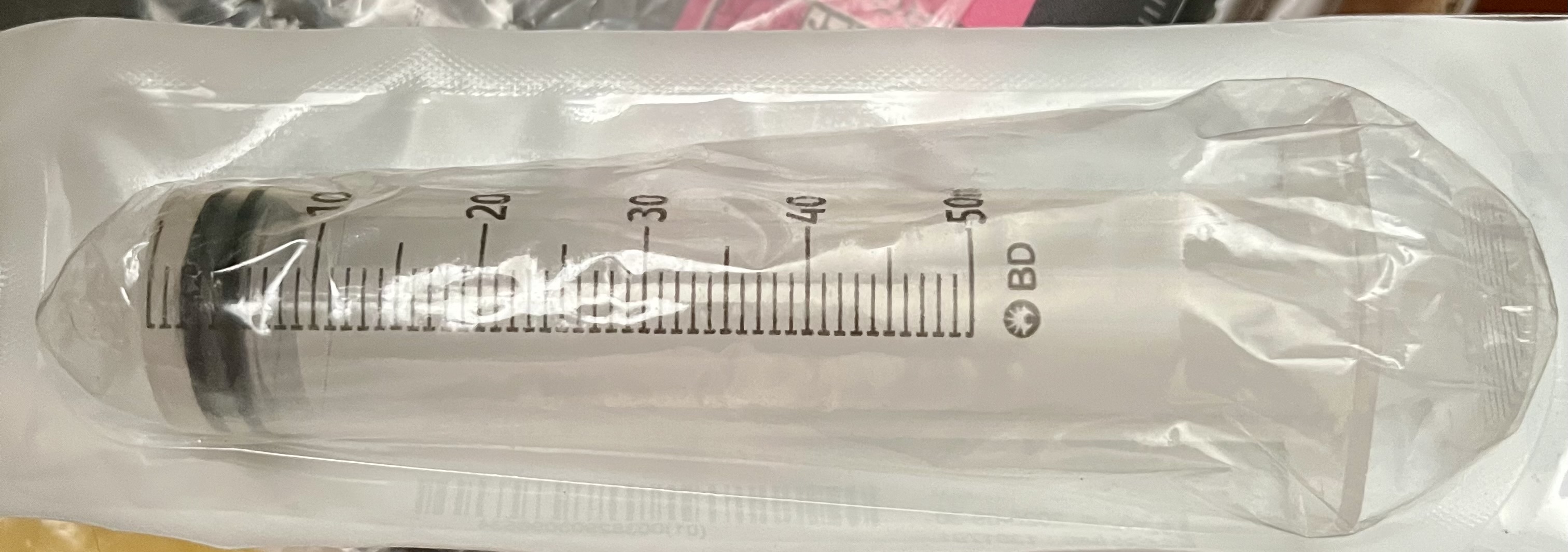 BD 50mL Luer-Lok Syringe sterile 