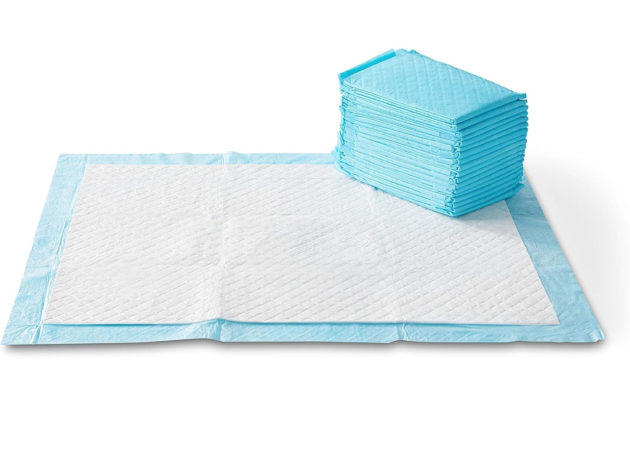 Large Disposable Underpads 28” x 32” 50 pack for people or pets