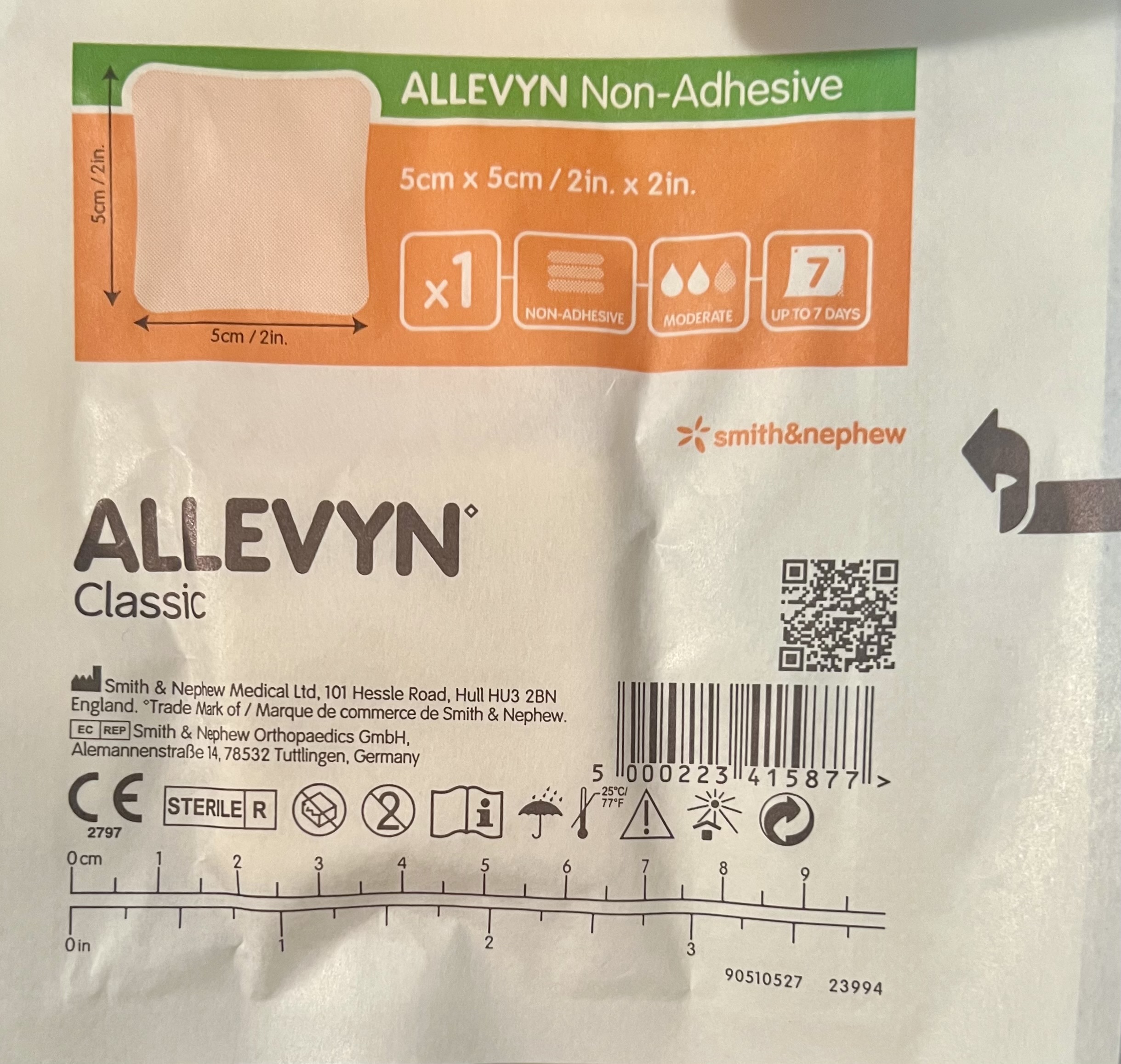 Allevyn Non-Adhesive Dressing