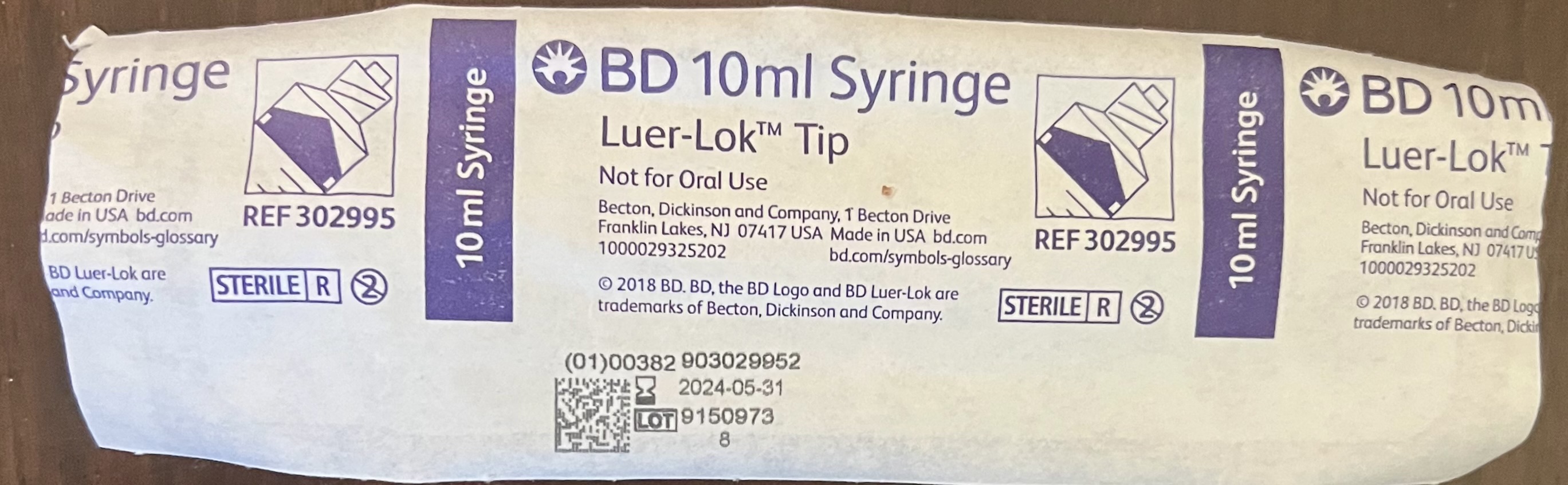 BD 10ml Syringe