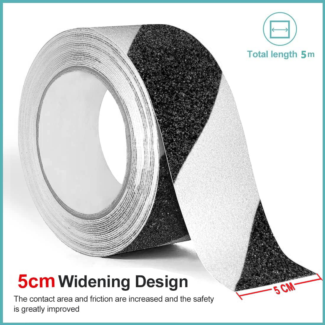 Anti Slip Skid Tape(White-Black)
