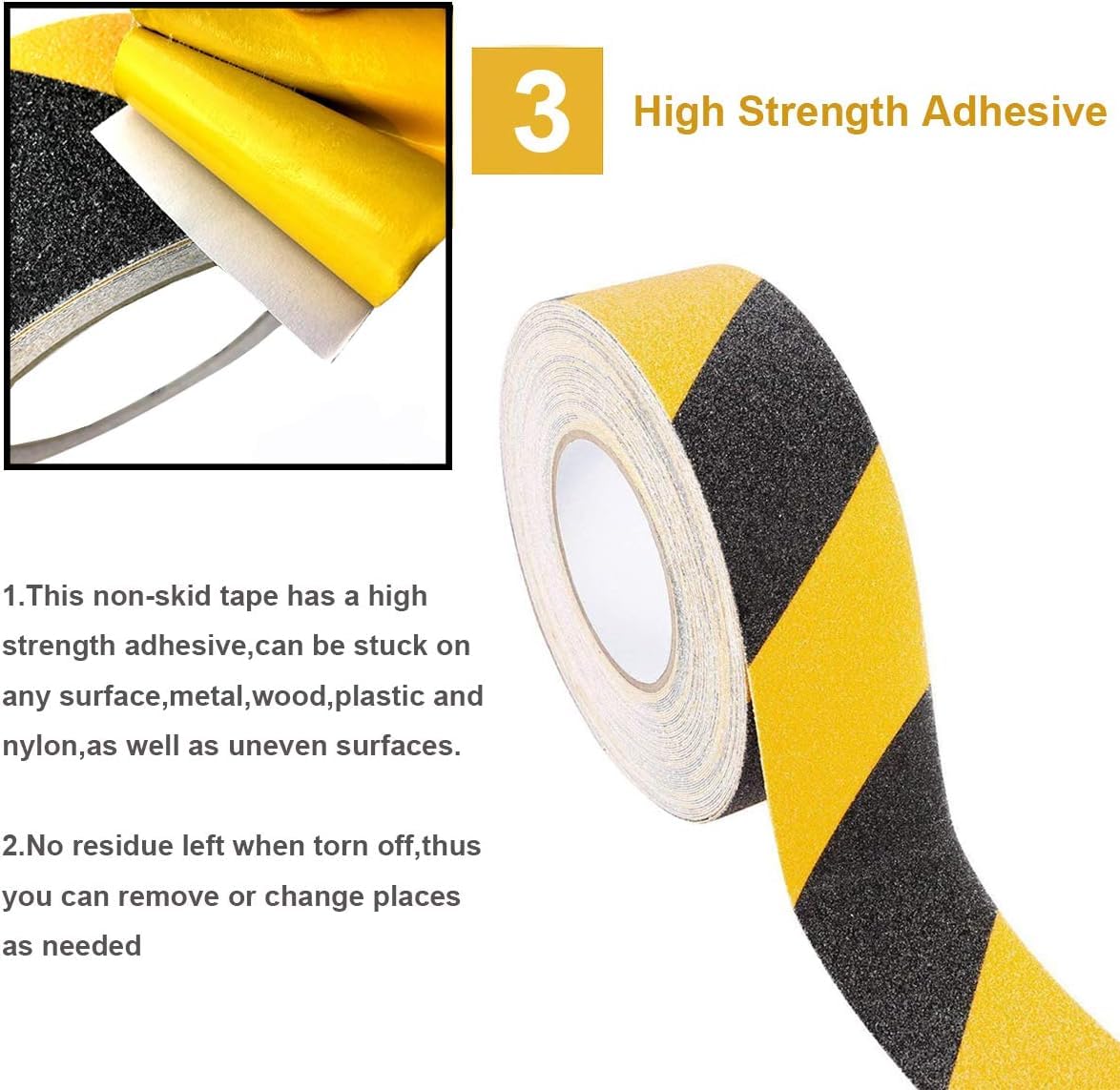 Anti Slip Skid Tape(Yellow-Black)