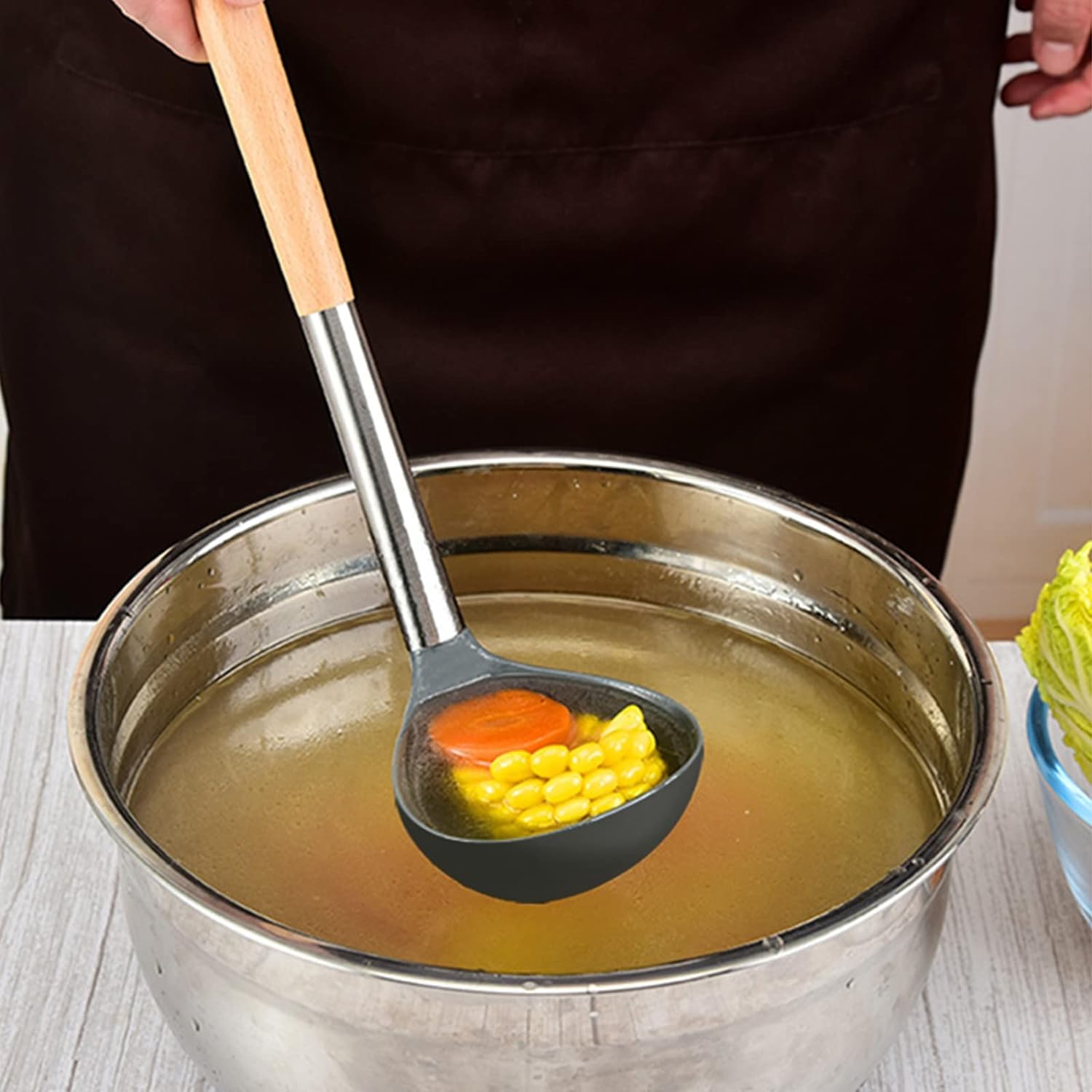 Silicone Spatula Set(Steel Grip)