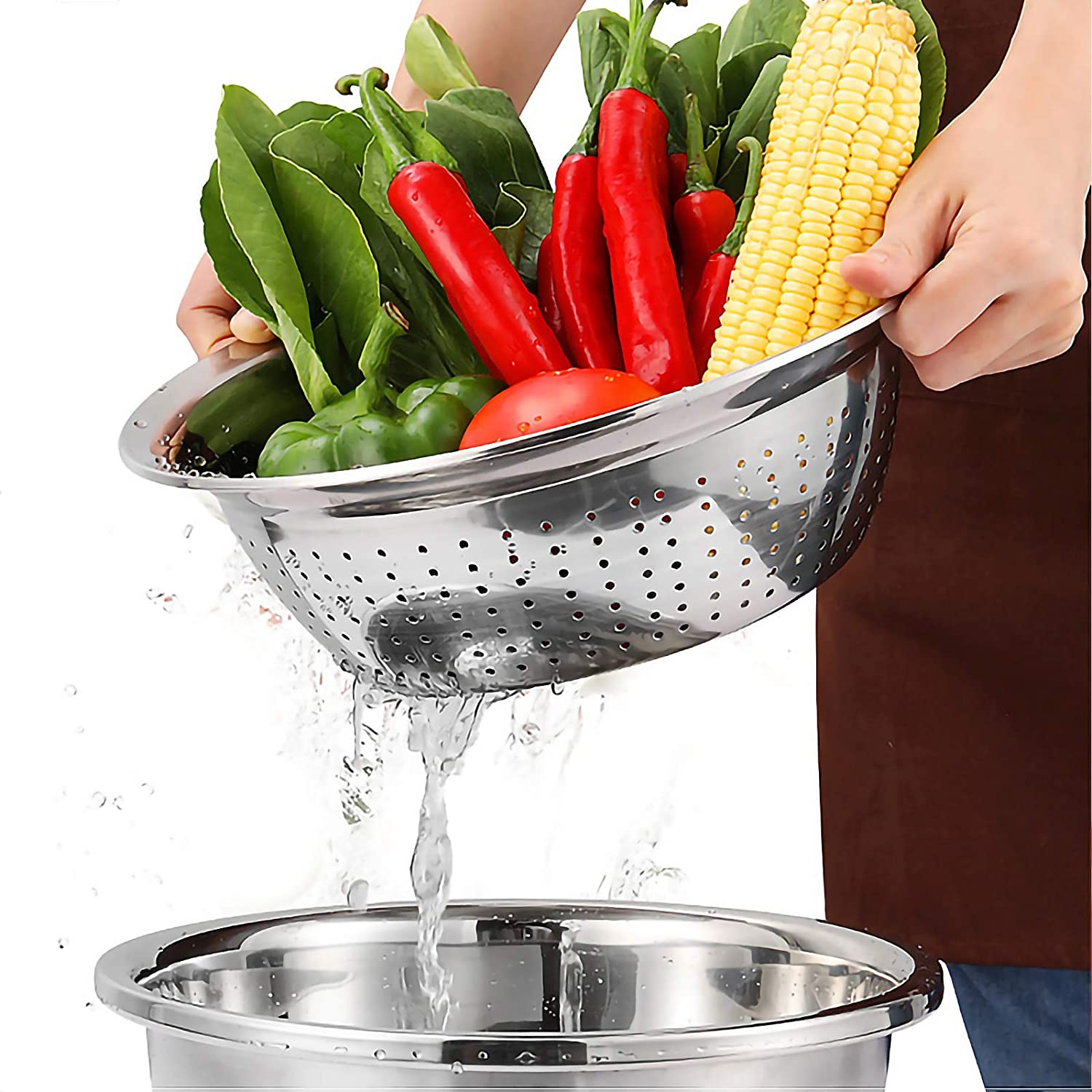 3 in 1 Multi Steel Bowl Set(26cm)