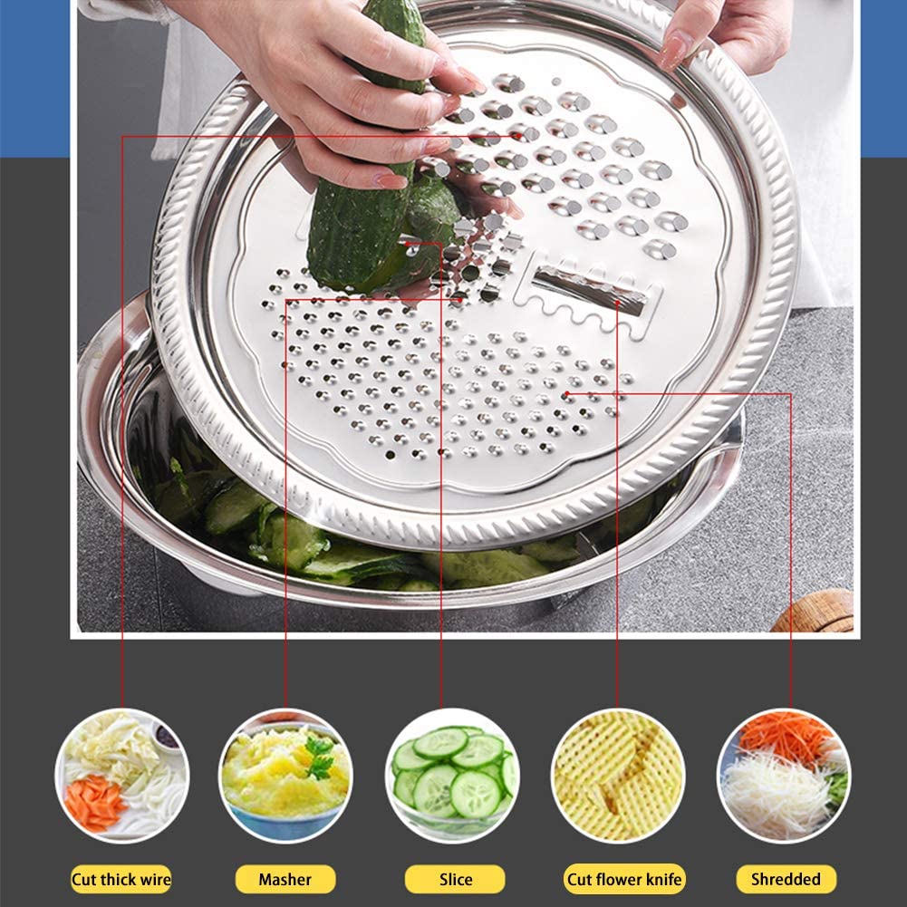 3 in 1 Multi Steel Bowl Set(26cm)