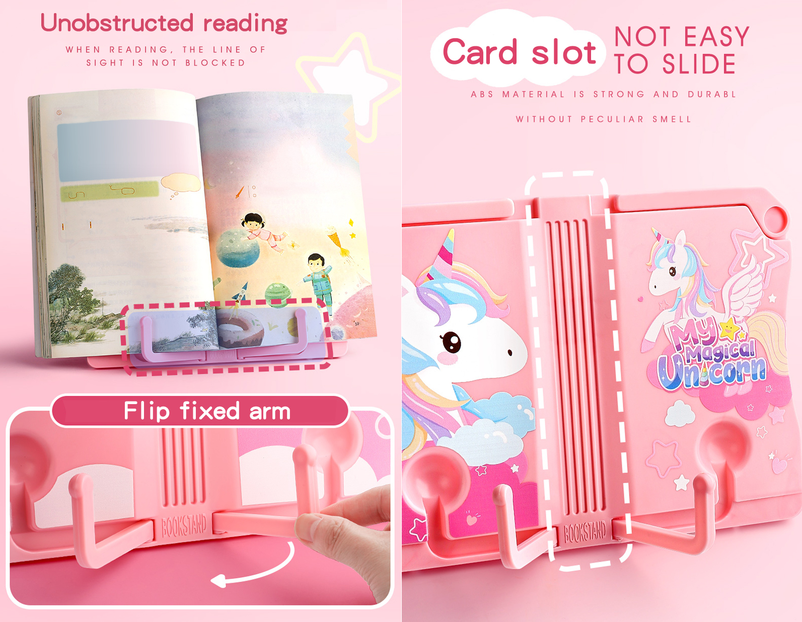 Plastic Bookend Reading Stand