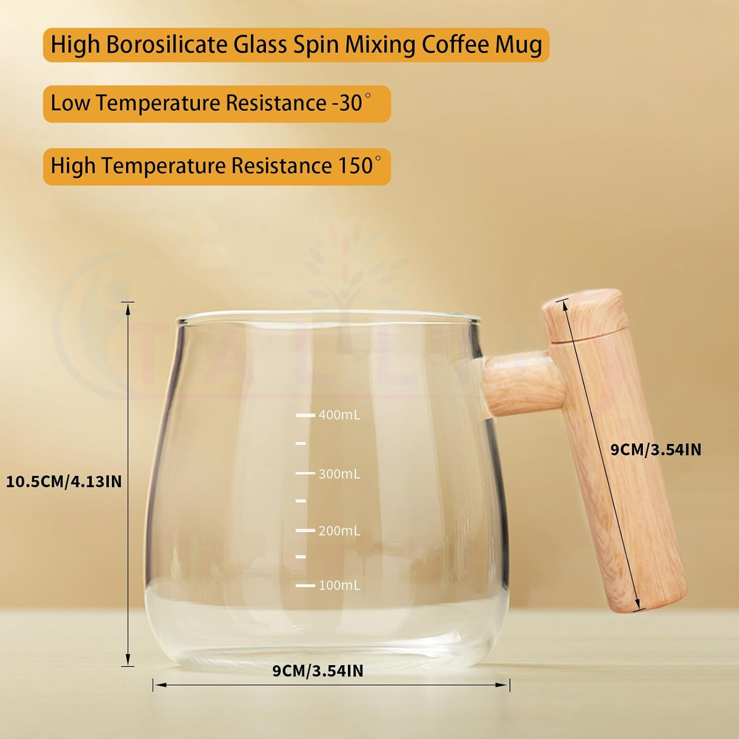 Self Stirring Coffee Mixing Cup