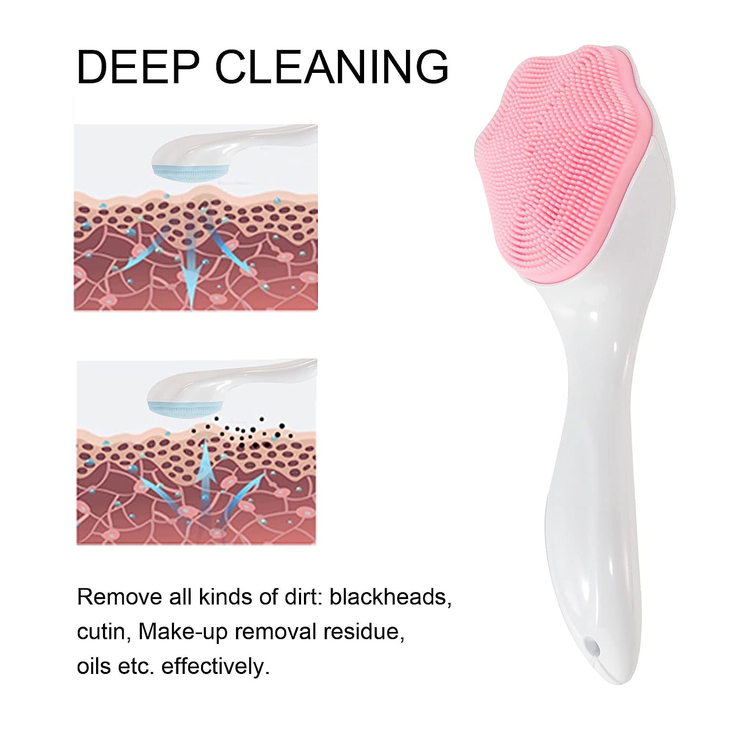 Facial Cleansing Brush, Face Scrubber