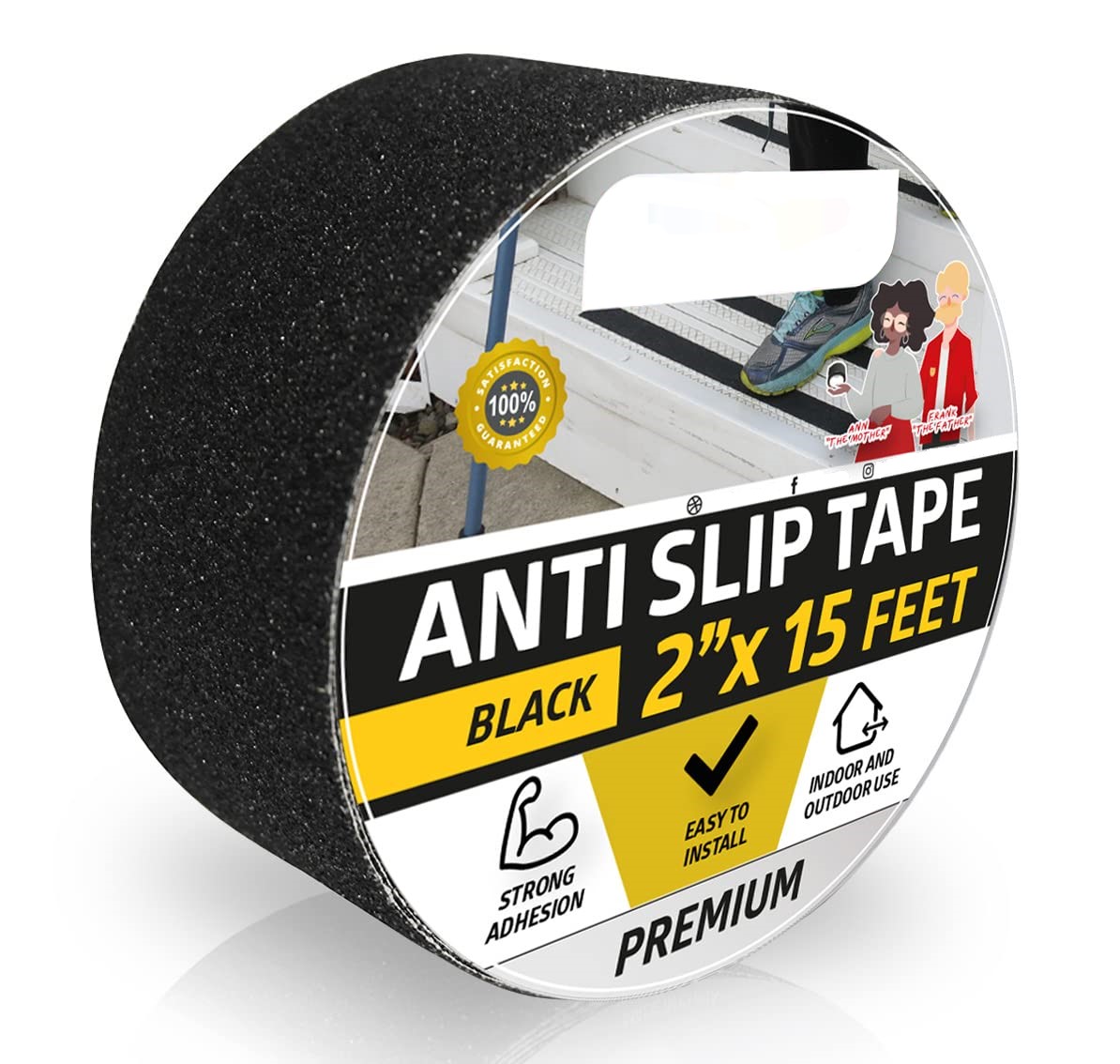 Anti Slip Black Grip Tape
