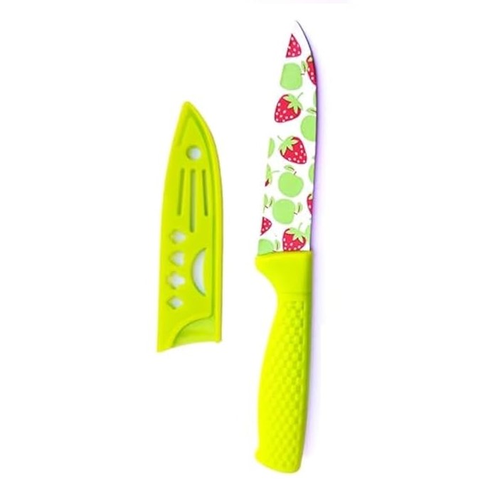 Fruit Color Printed Kitchen Knife