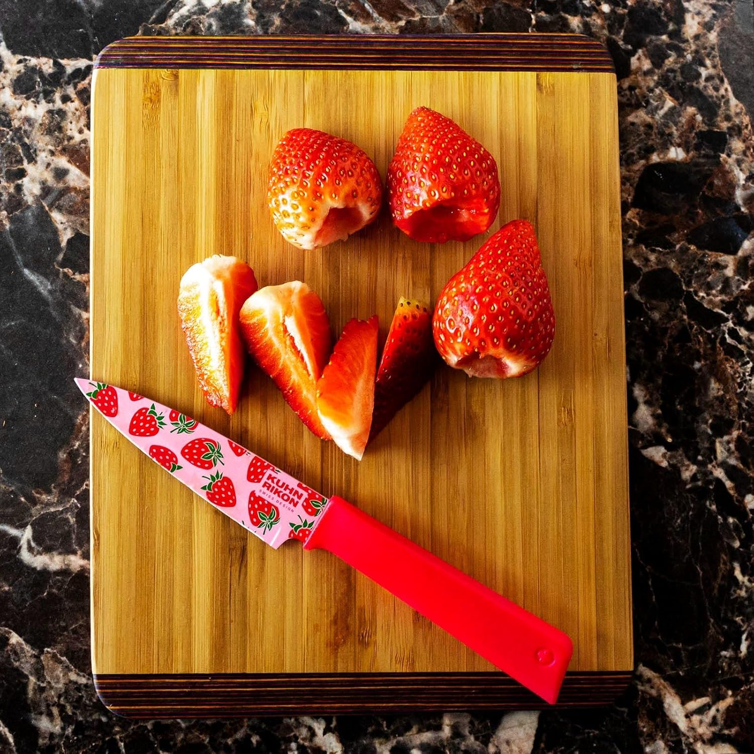 Fruit Color Printed Kitchen Knife