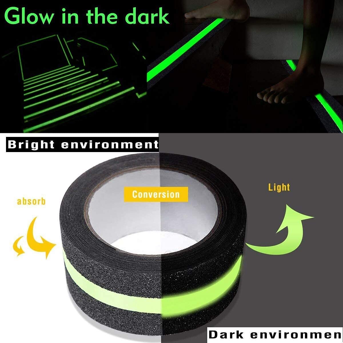Anti-Slip Grip Glow in Dark Tape