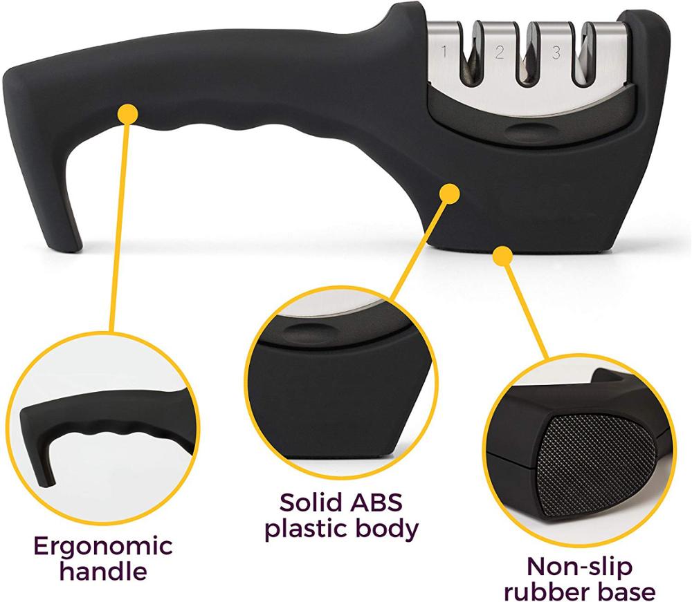 3 Diff. Slot Knife Sharpener
