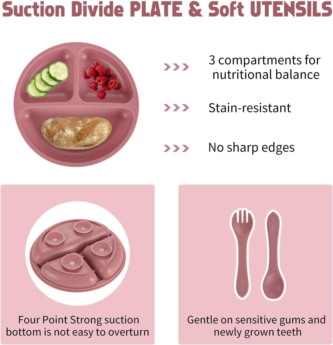Silicone Baby Feeding Set(Kathai)