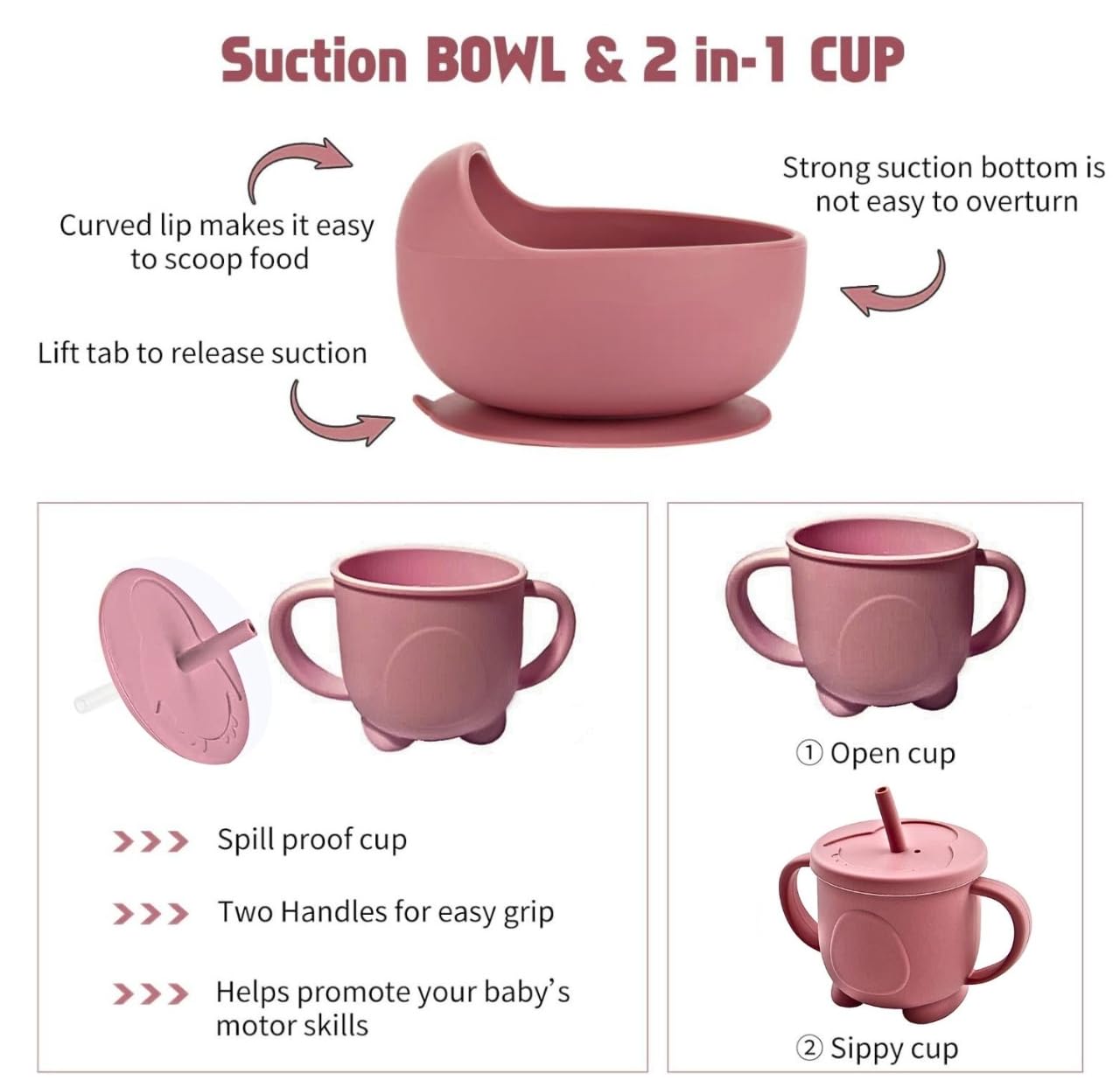 Silicone Baby Feeding Set(Kathai)