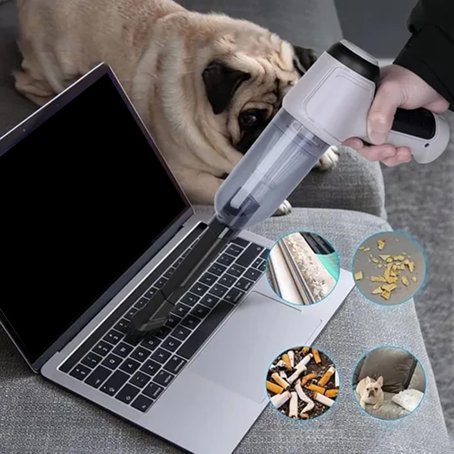 Portable Car Vacuum Cleaner with Blower