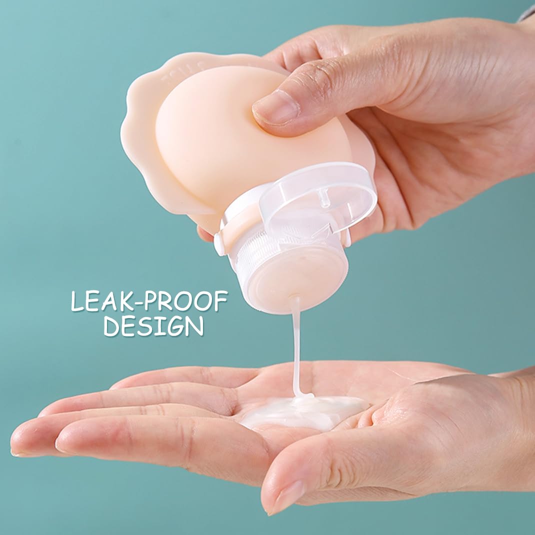 Silicone Travel Lotion Bottles Set 