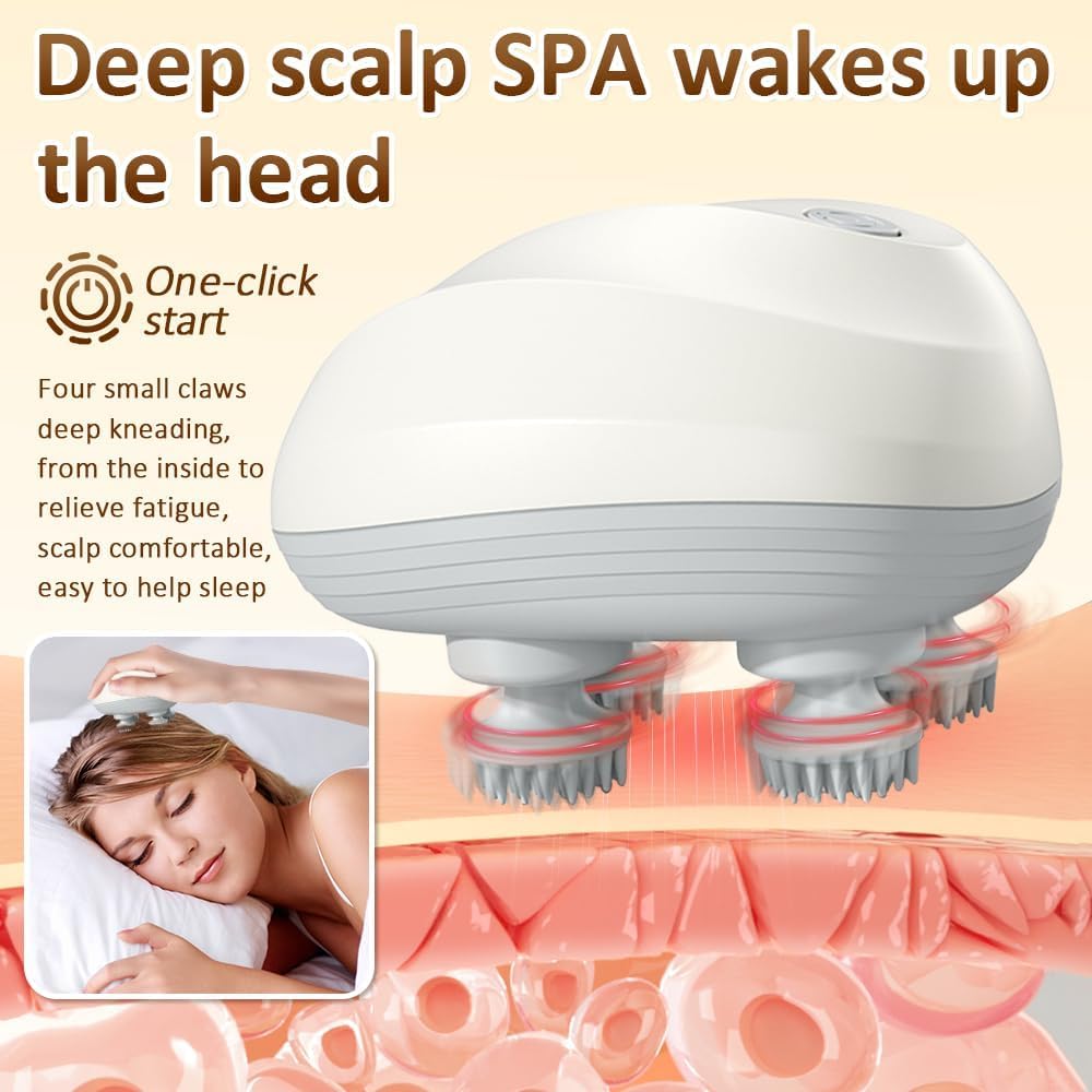 Rechargeable, Scalp Full Body Pain Relief Massager