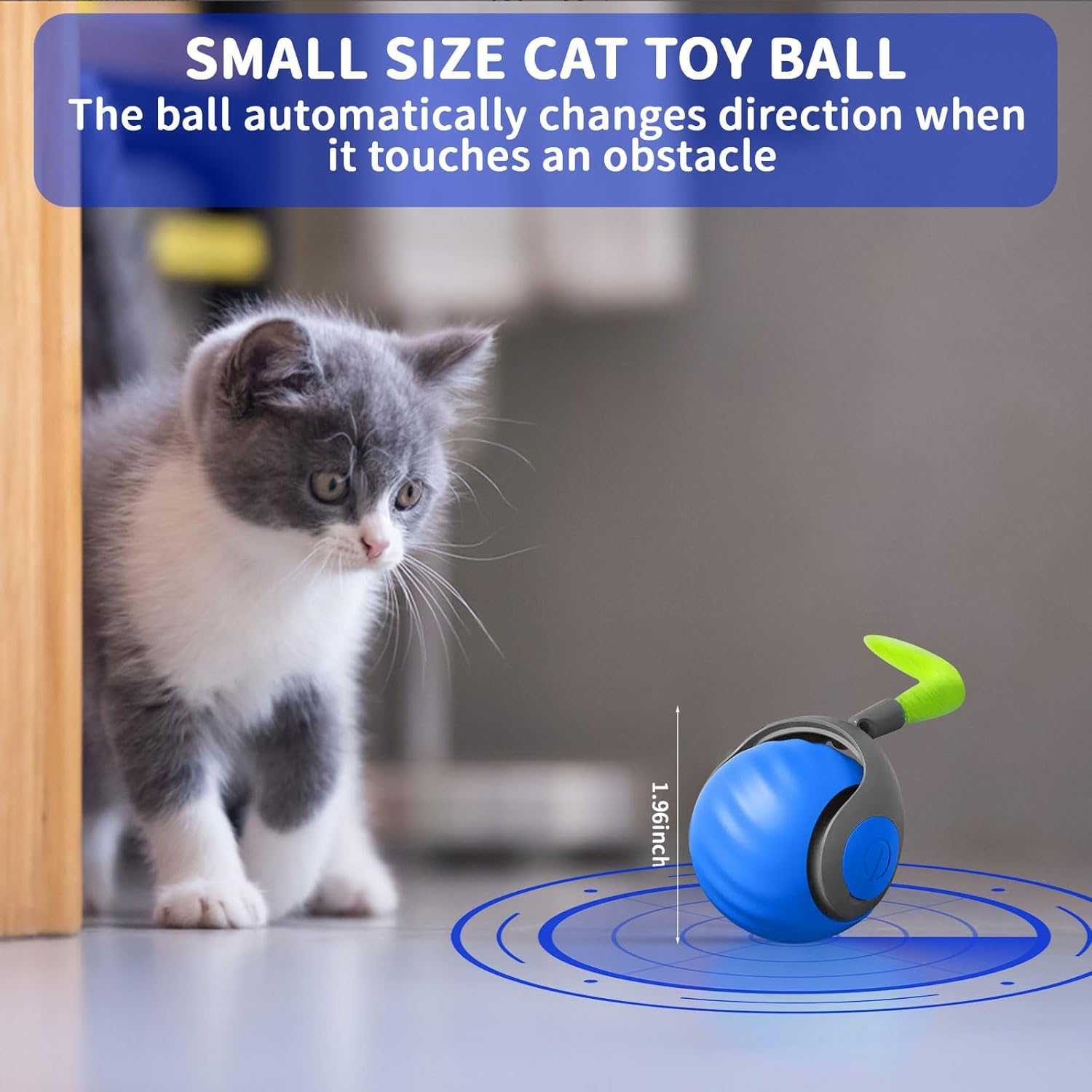  Interactive Cat Toy Roller Ball, Cat Dancing Ball 