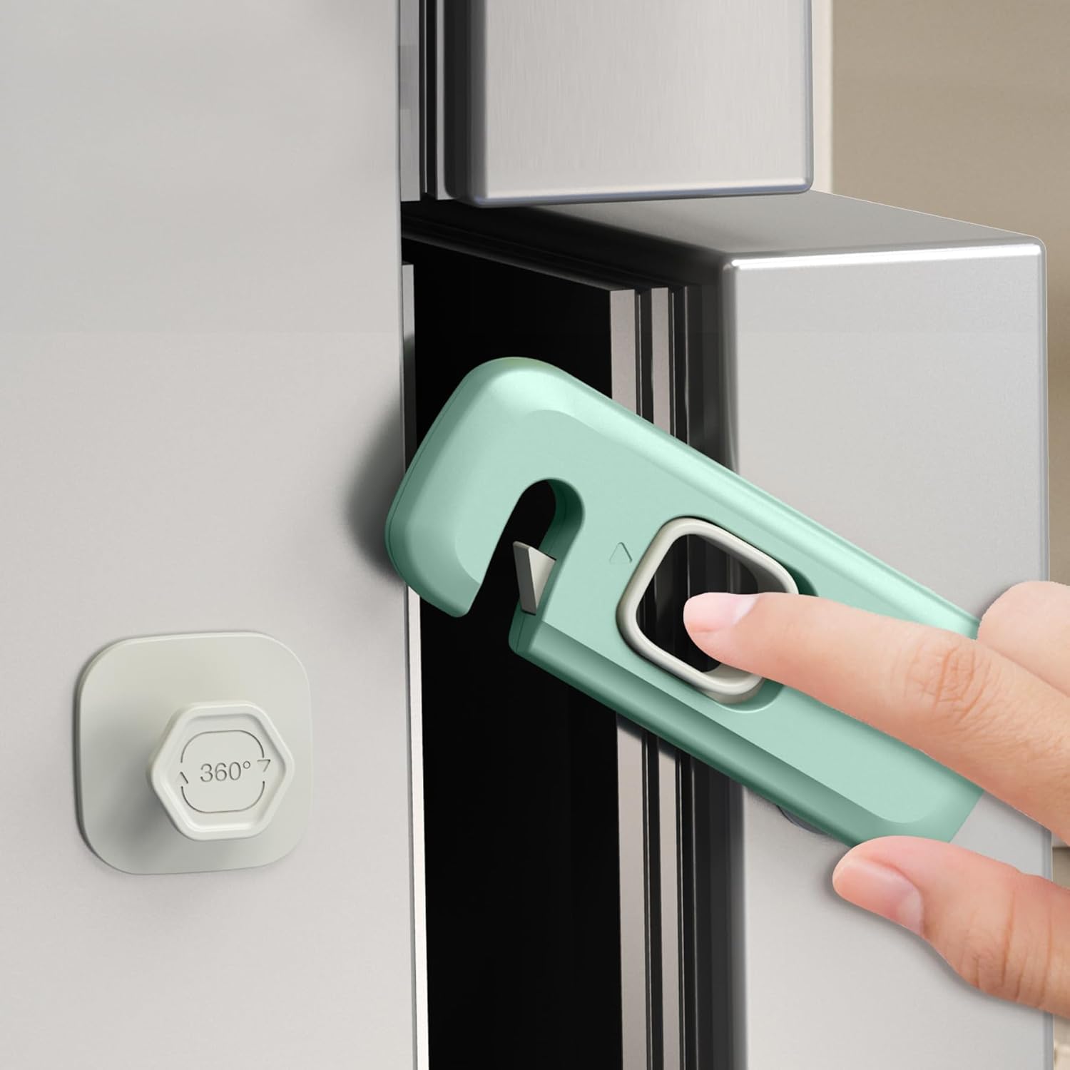 Child Proof Refrigerator Lock, Cabinet, Fridge Door Lock, 