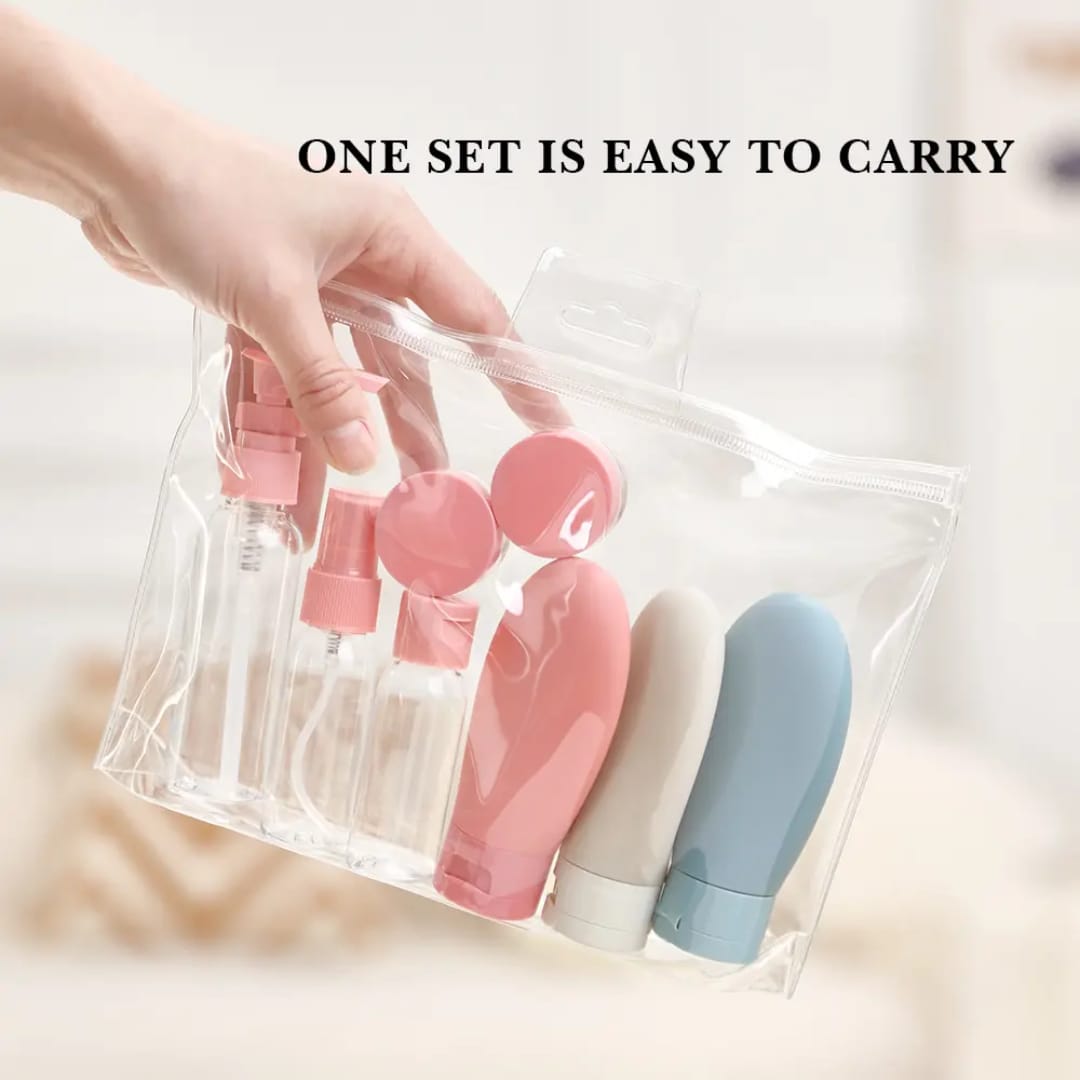11Pcs Travel Toiletry Lotion Bottle Set