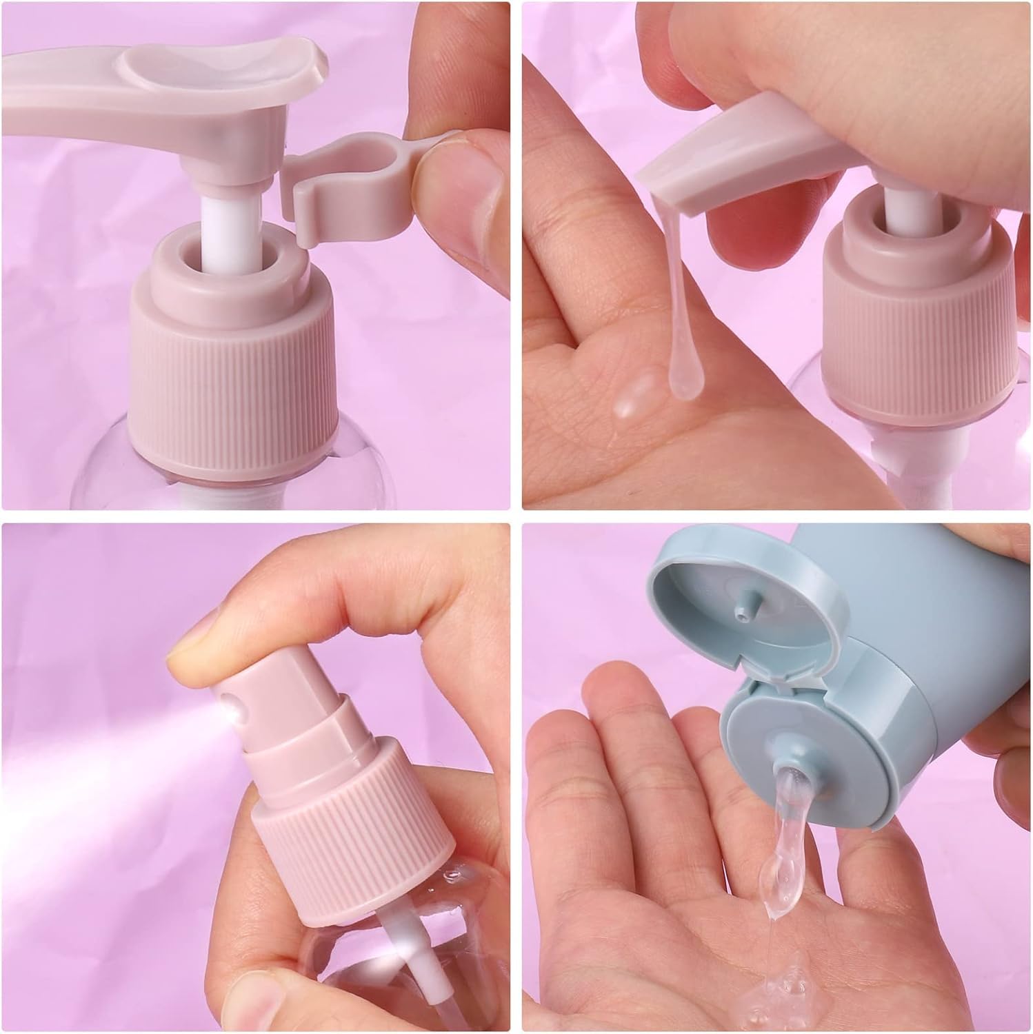 11Pcs Travel Toiletry Lotion Bottle Set
