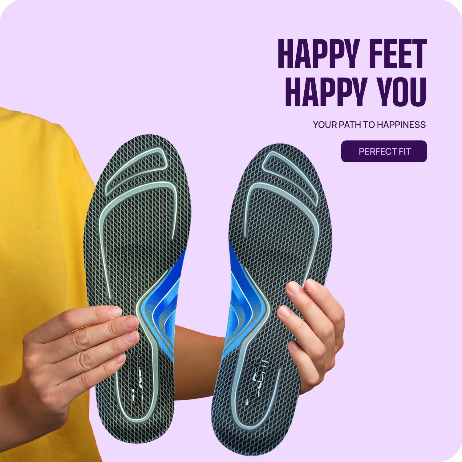 Silicone Ultra Comfort Arch Support Insoles