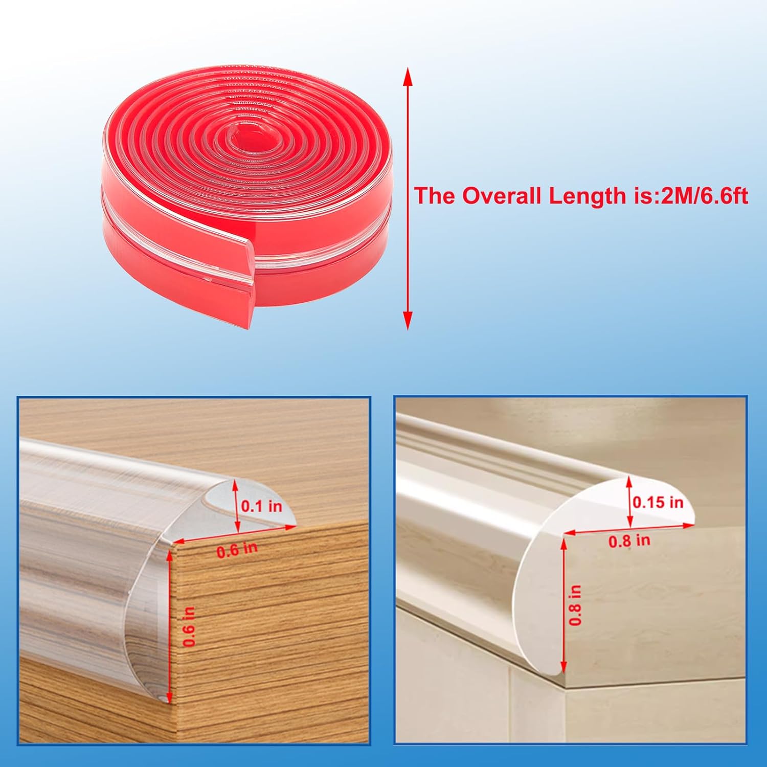 Transperent Edge Corner Tape 2 Meter