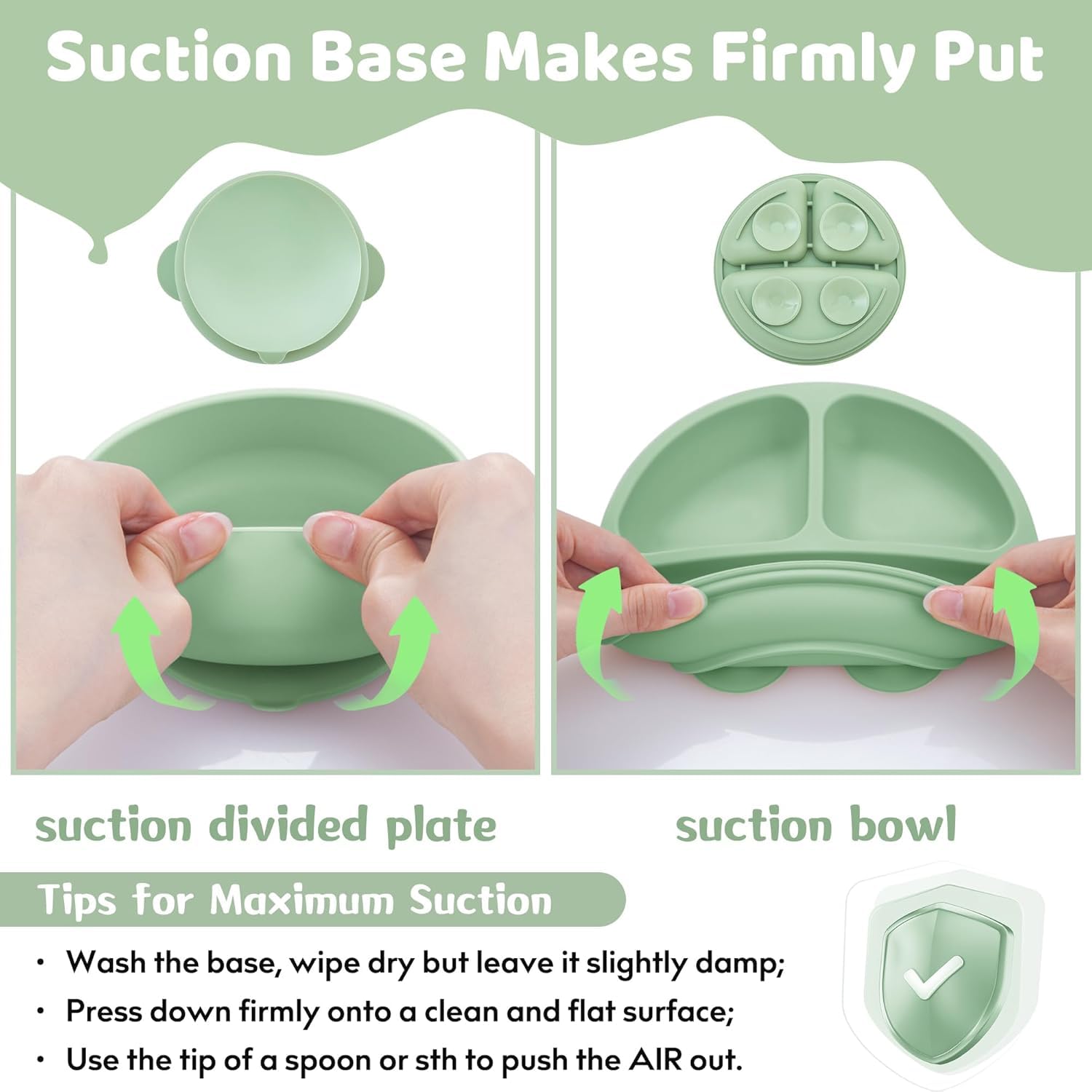 6pcs Dragon Shape Baby Feeding Set (Wooden Spoon)