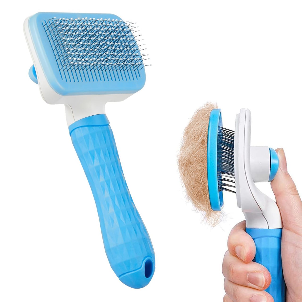 Pet Grooming Brush (Square) - Multi Color