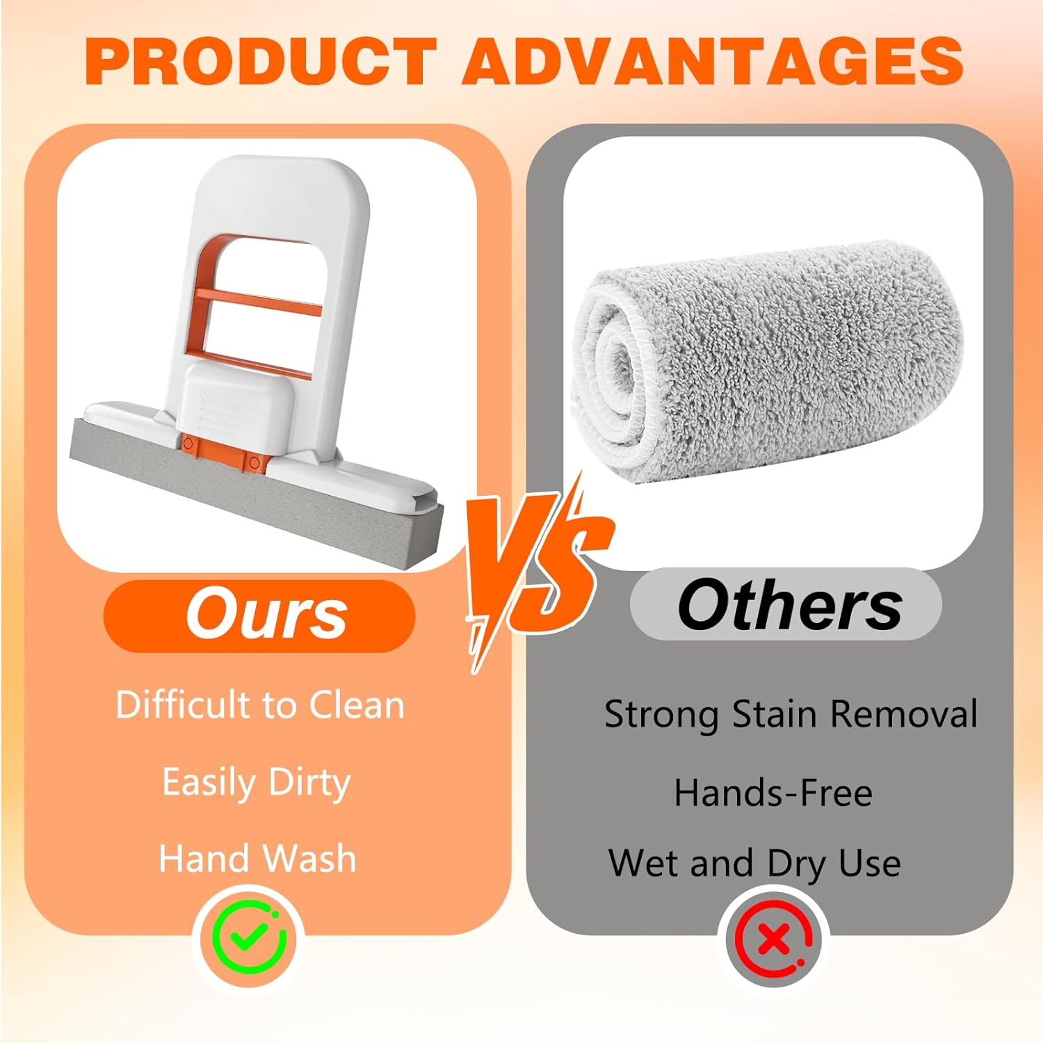 Mini Hand Mop Cleaning Brush