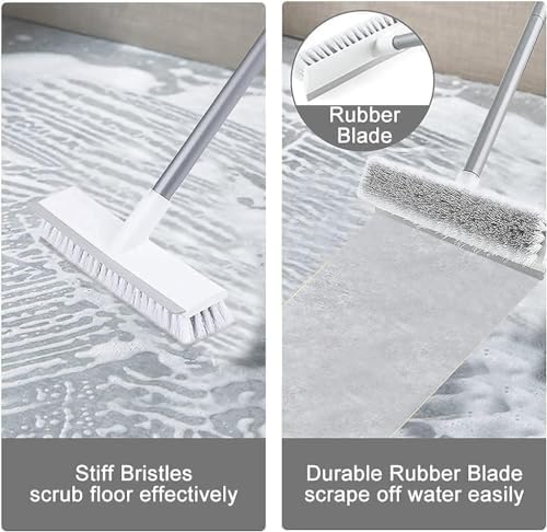 2 in 1 Bathroom Floor Cleaning Brush
