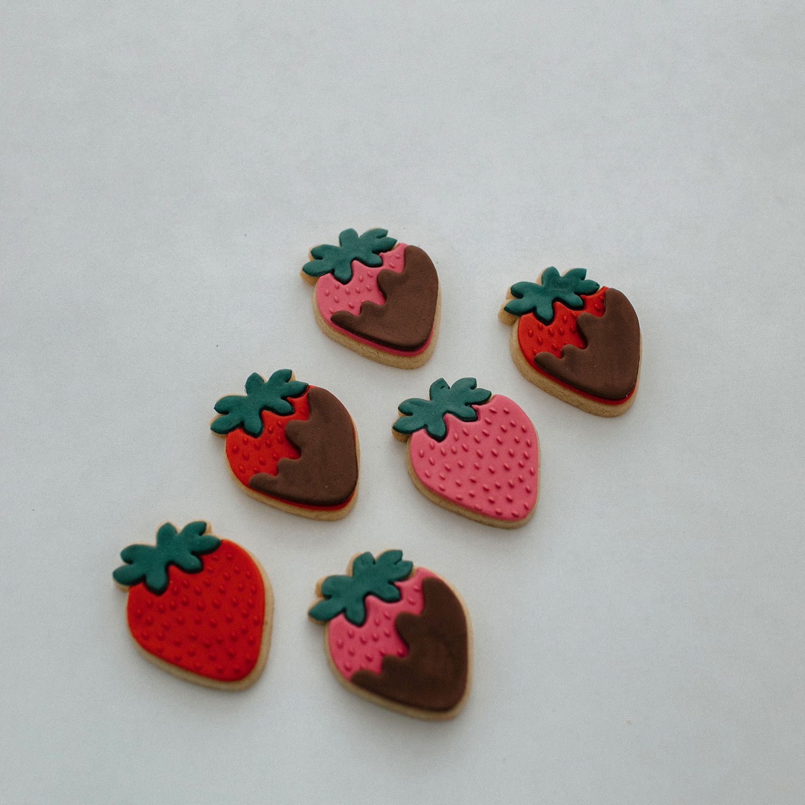 Strawberry Dipped Cookies