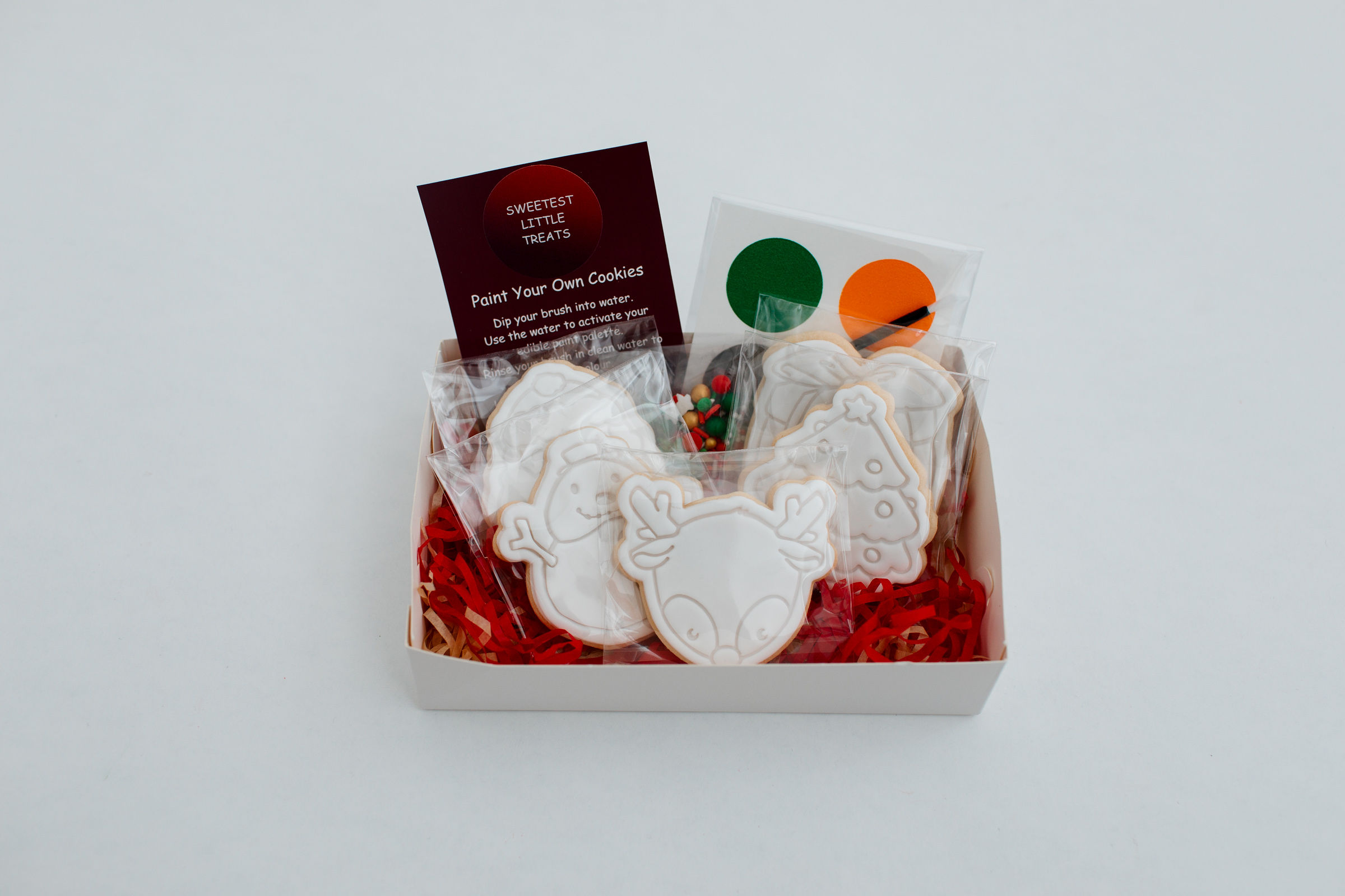 Paint your own Christmas cookies