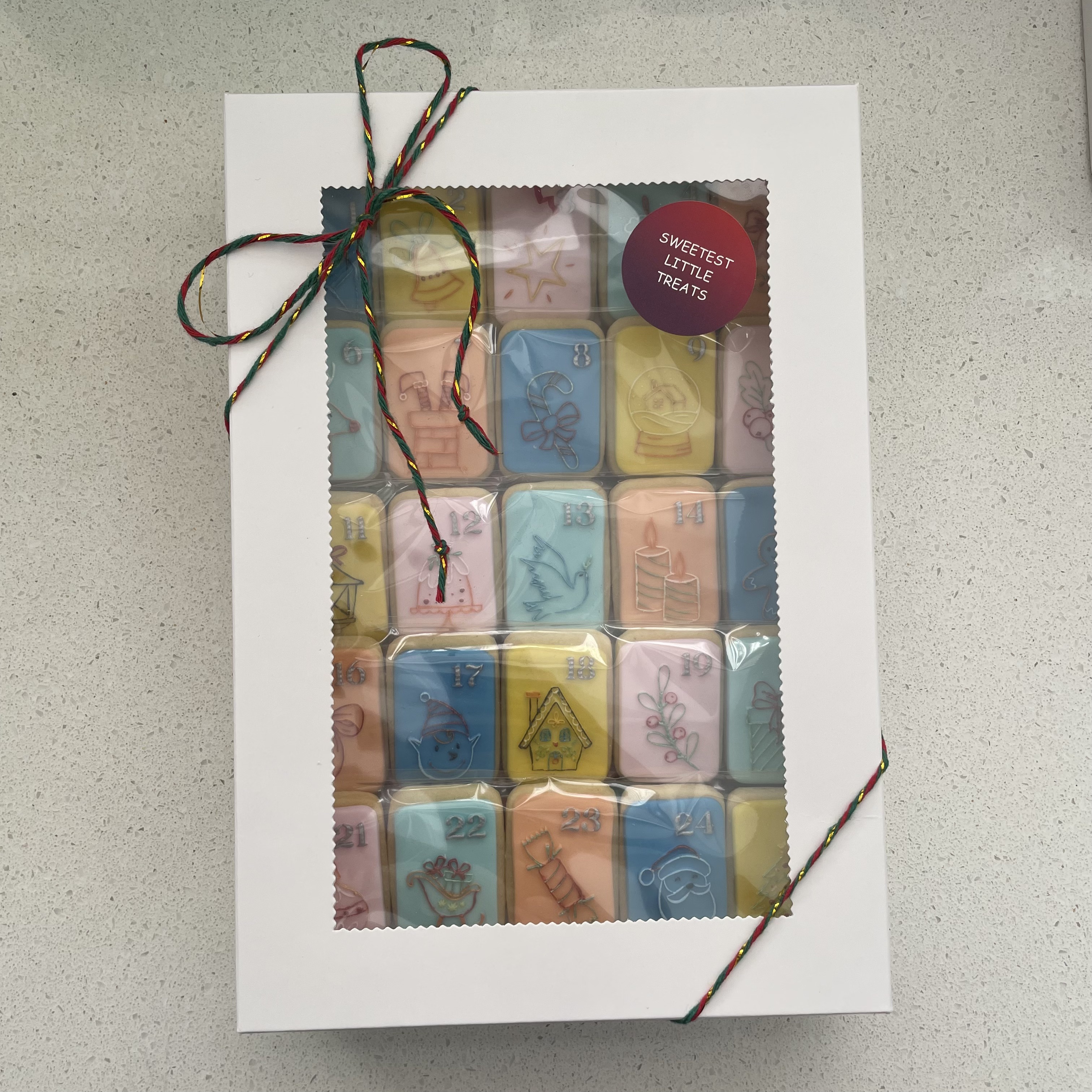 Advent Calendar Cookie Set