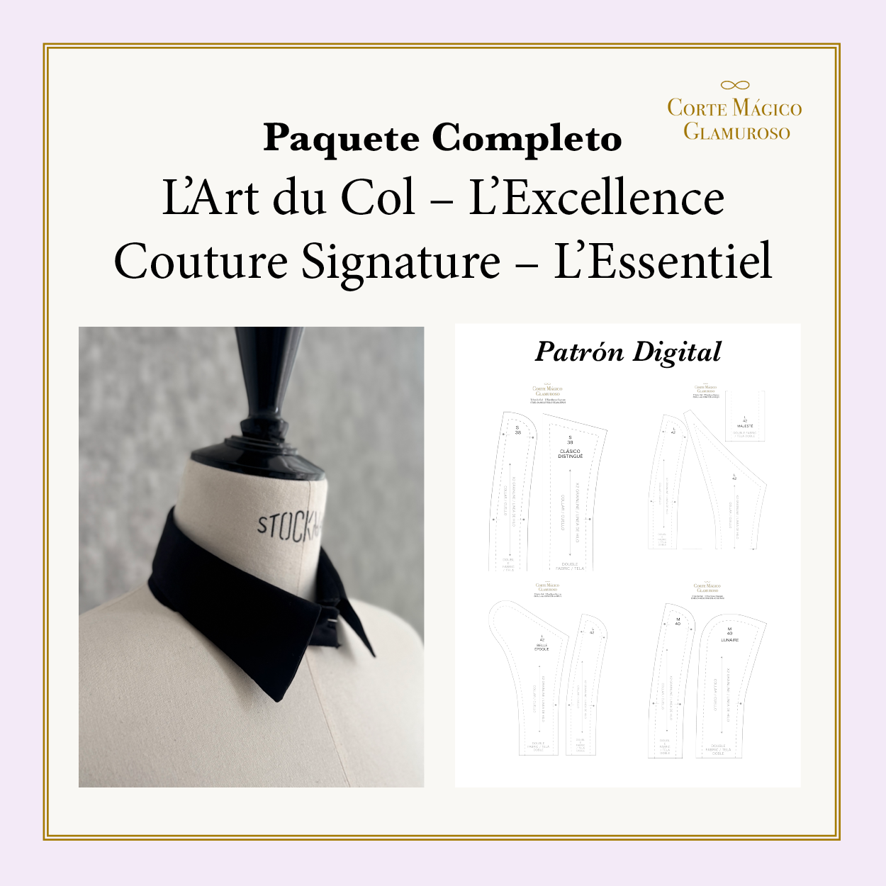 Paquete Completo L’Art du Col – L’Excellence Couture Signature – L’Essentiel
