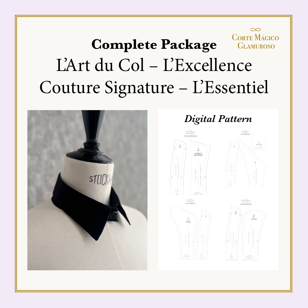 Complete Package L’Art du Col – L’Excellence Couture Signature – L’Essentiel