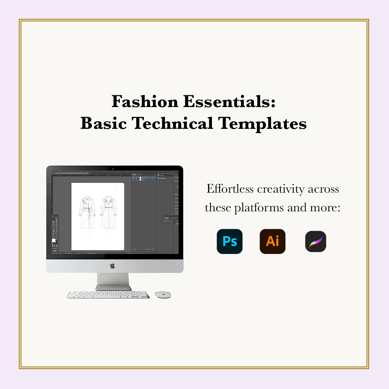 Fashion Essentials: Basic Technical Templates