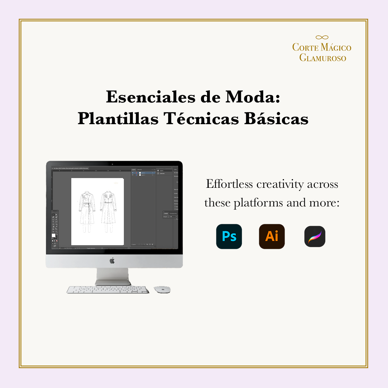 Esenciales de moda: Plantillas técnicas básicas