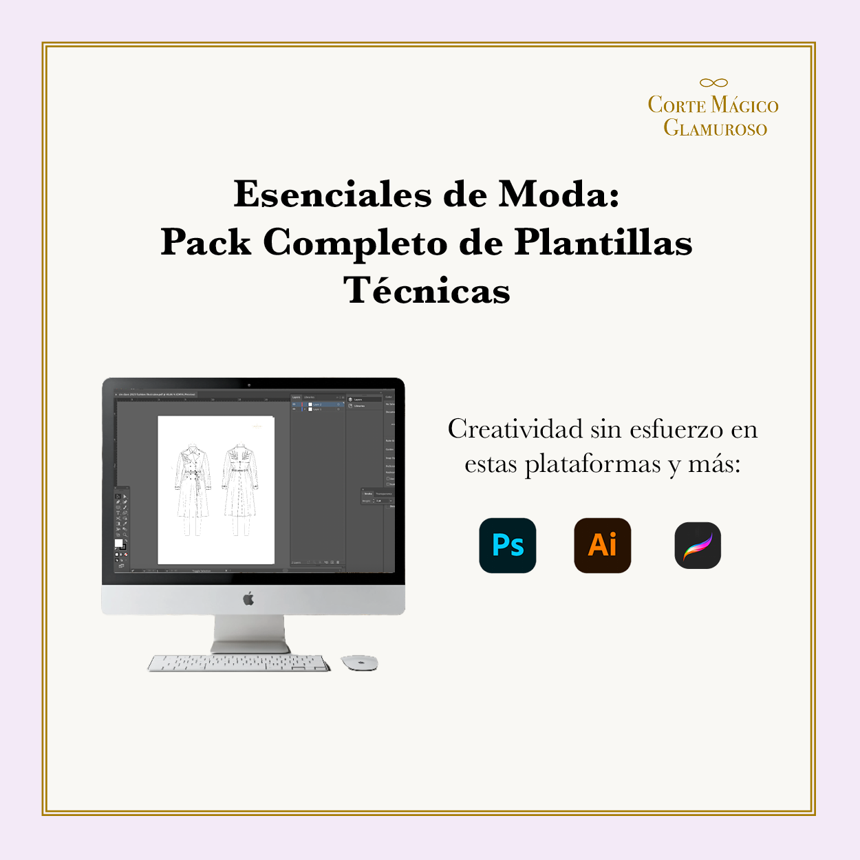 Esenciales de Moda: Pack Completo de Plantillas Técnicas