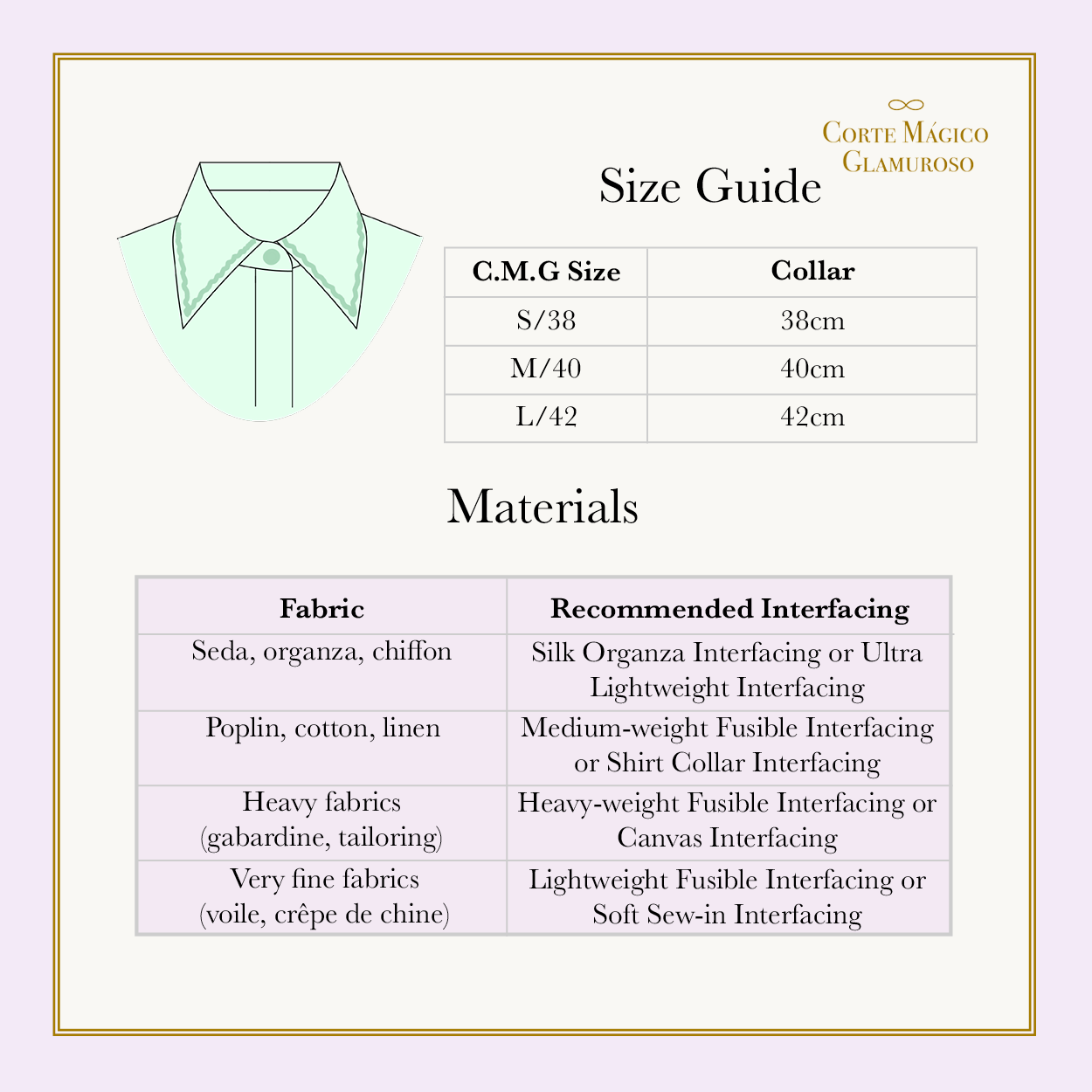 Basic Package L’Art du Col – L’Excellence  Couture Signature – L’Essentiel