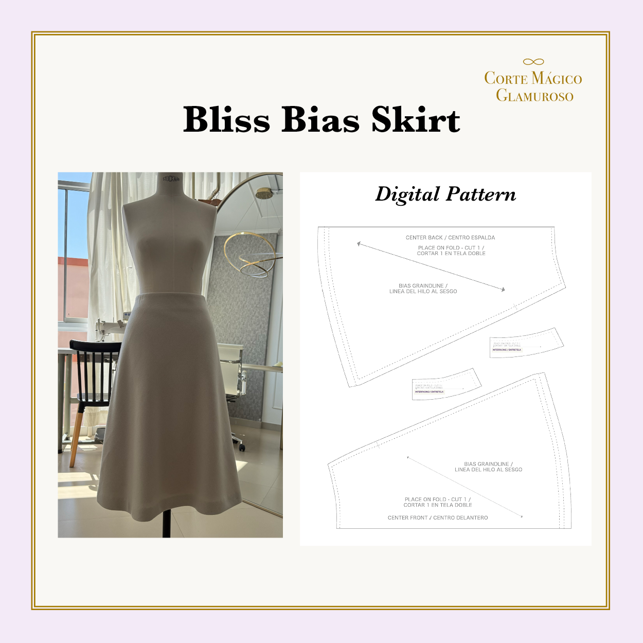 Bliss Bias Skirt
