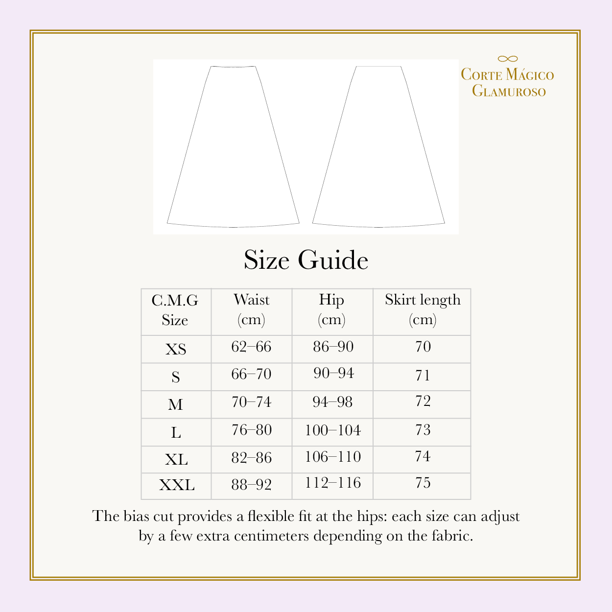 Bliss Bias Skirt